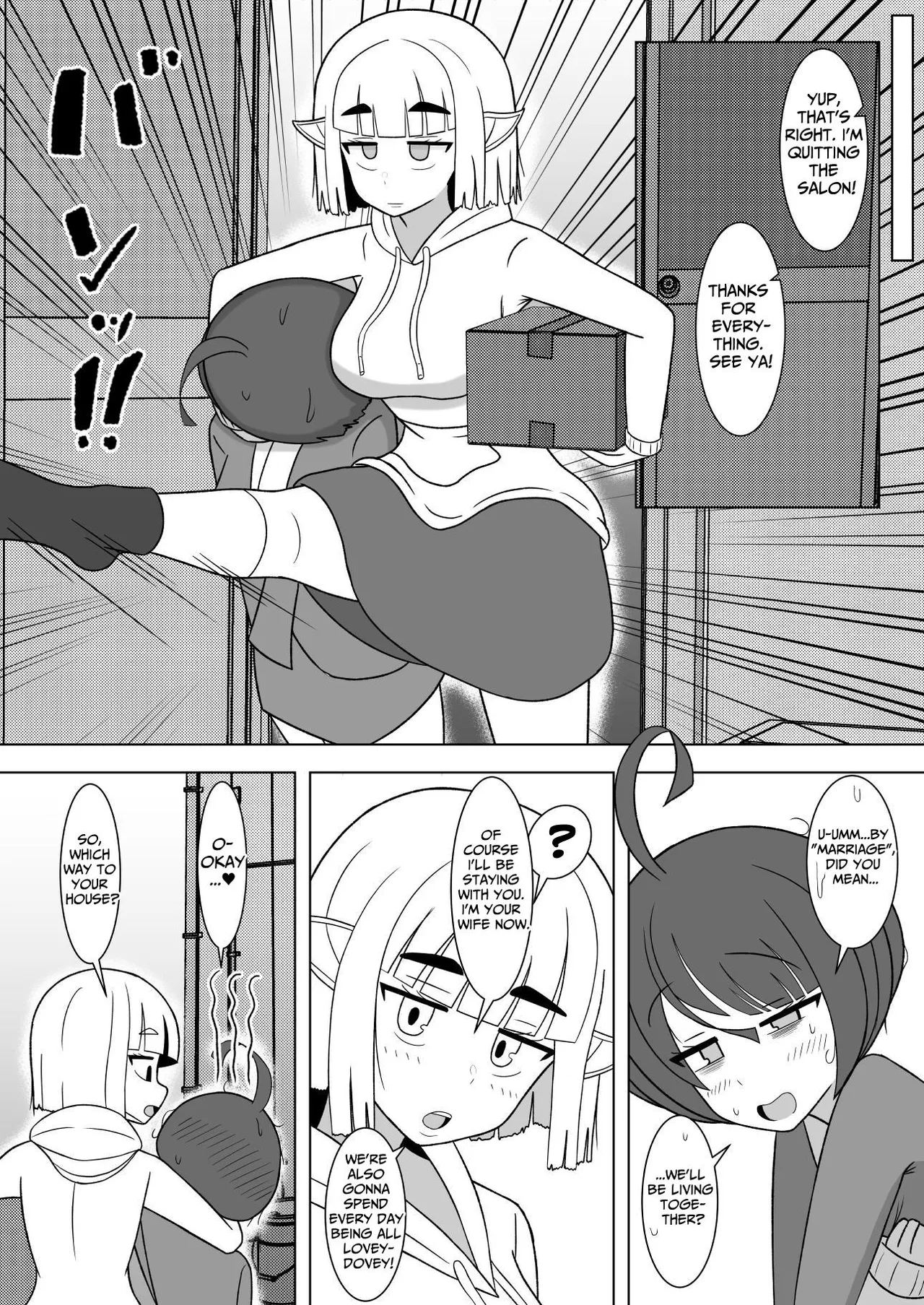 [Teriniku] The Girls' Beauty Salon Where You Can Grow One ~Exploitative Company Drone Becomes An Ejaculation Junky~ [English] [tsuyoshi] numero di immagine  34