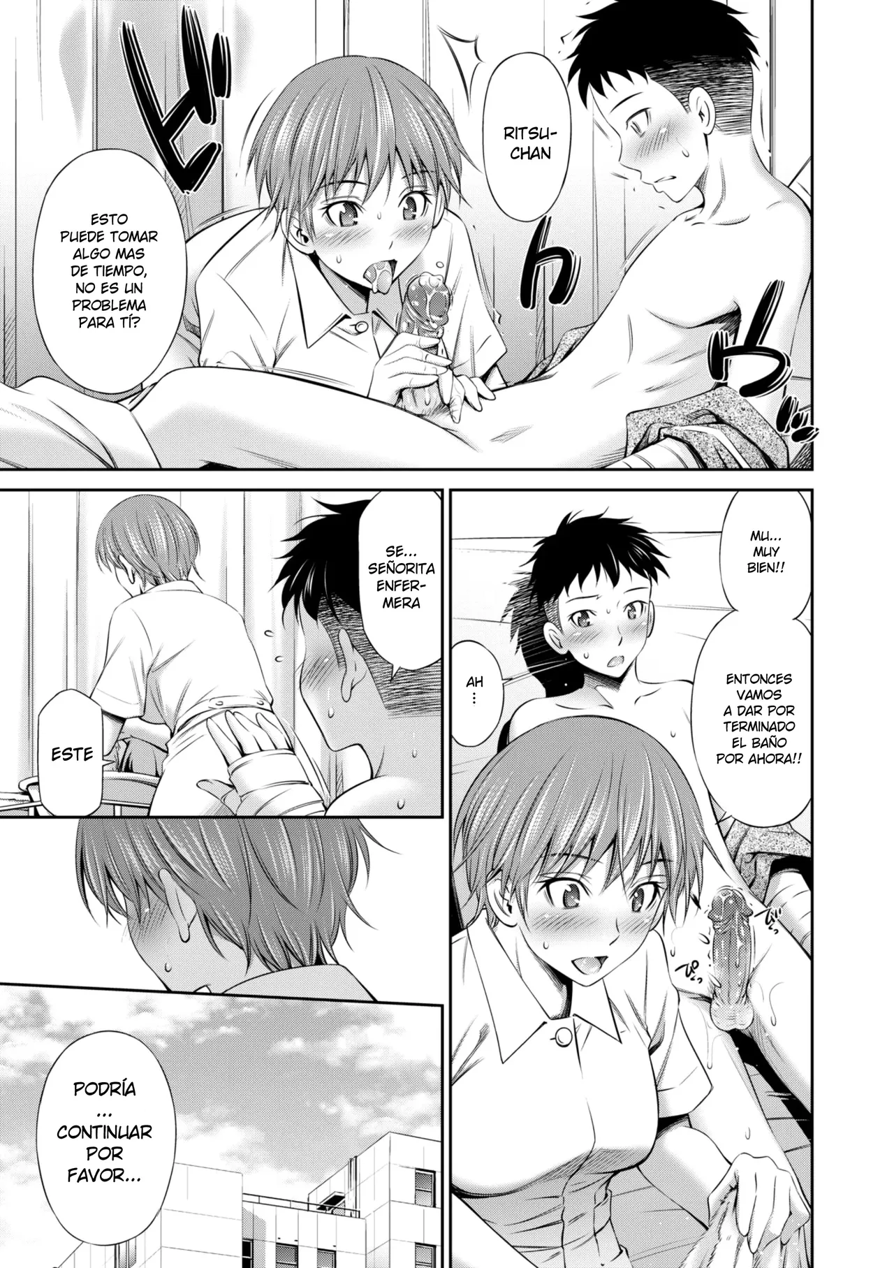 [Sabashi Renya] Shinmai NURSE no Hatsu ♥♥♥ | Primer ♥♥♥ de Enfermera Novata [Spanish] [Decensored] [Harenchi no Fansub] [Digital] Bildnummer 10