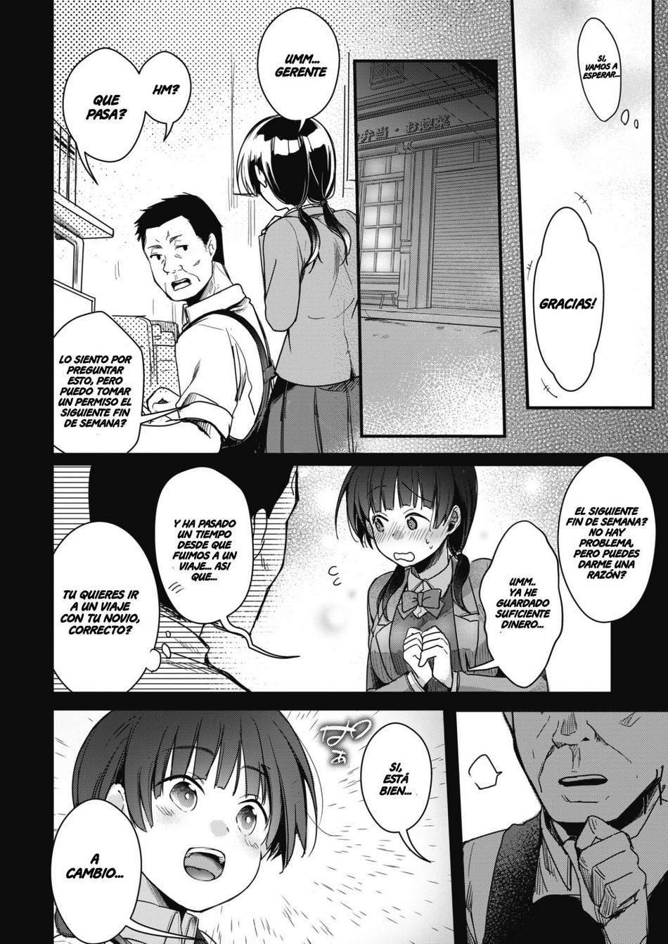 [Aya] Beit no Jikani | Trabajo a Tiempo Parcial (COMIC Kairakuten 2021-08) [Spanish] [YKScans] [Digital] image number 4