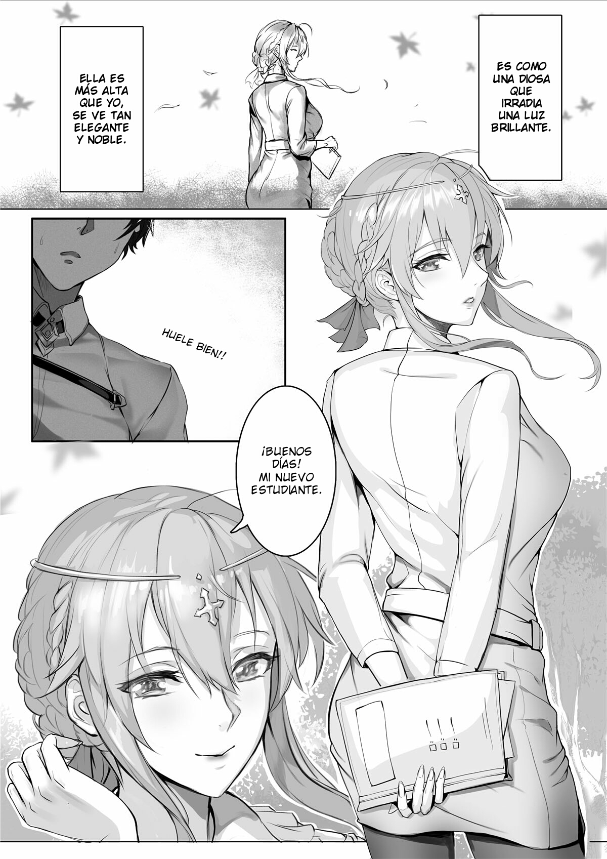 (C95) [Nameless (Tsuki no Senninno)] Kyoushi Taiken (Fate/Grand Order) [Spanish] [Decensored] image number 5