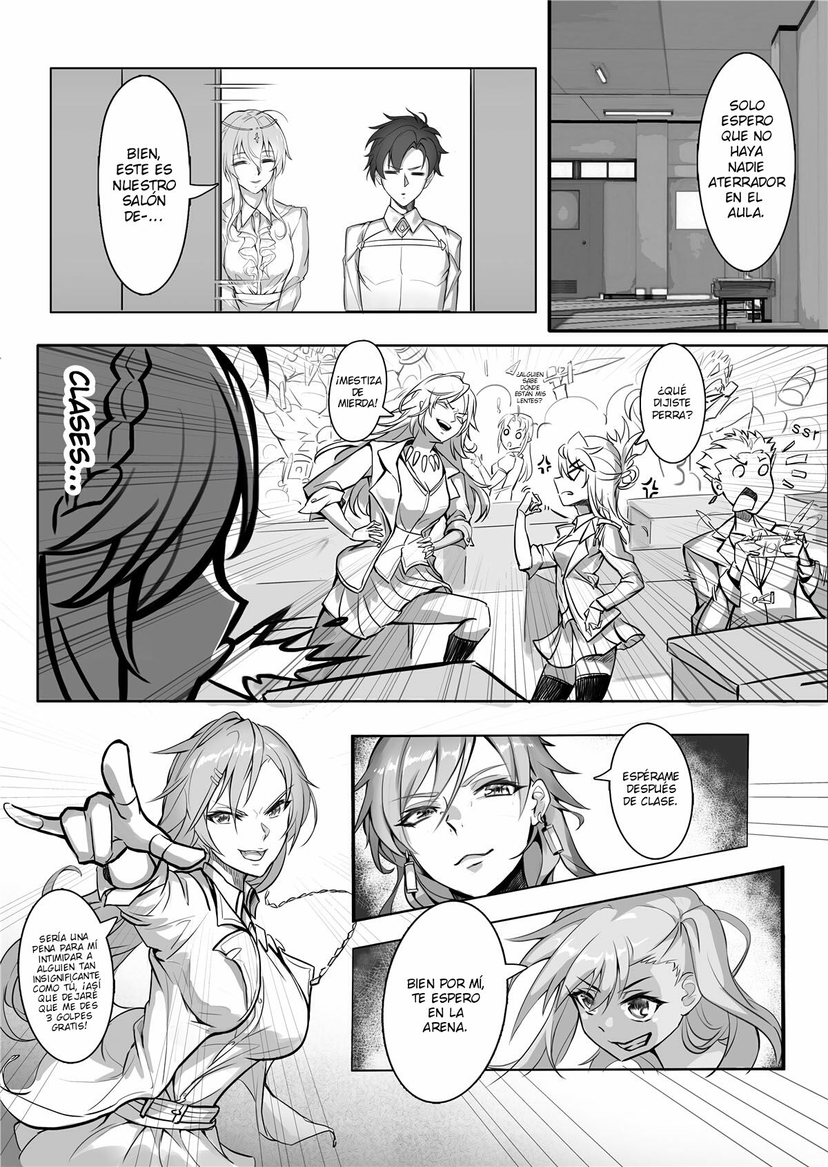 (C95) [Nameless (Tsuki no Senninno)] Kyoushi Taiken (Fate/Grand Order) [Spanish] [Decensored] image number 7