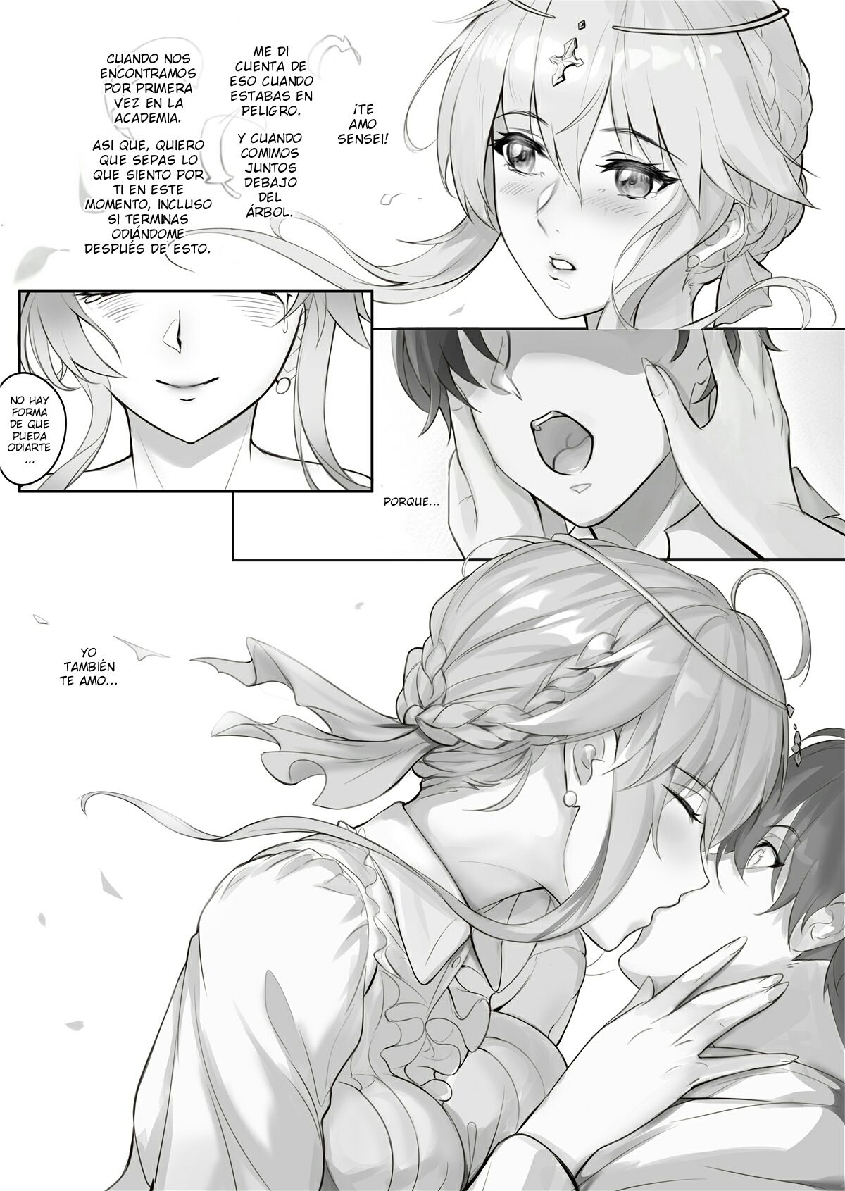 (C95) [Nameless (Tsuki no Senninno)] Kyoushi Taiken (Fate/Grand Order) [Spanish] [Decensored] image number 21