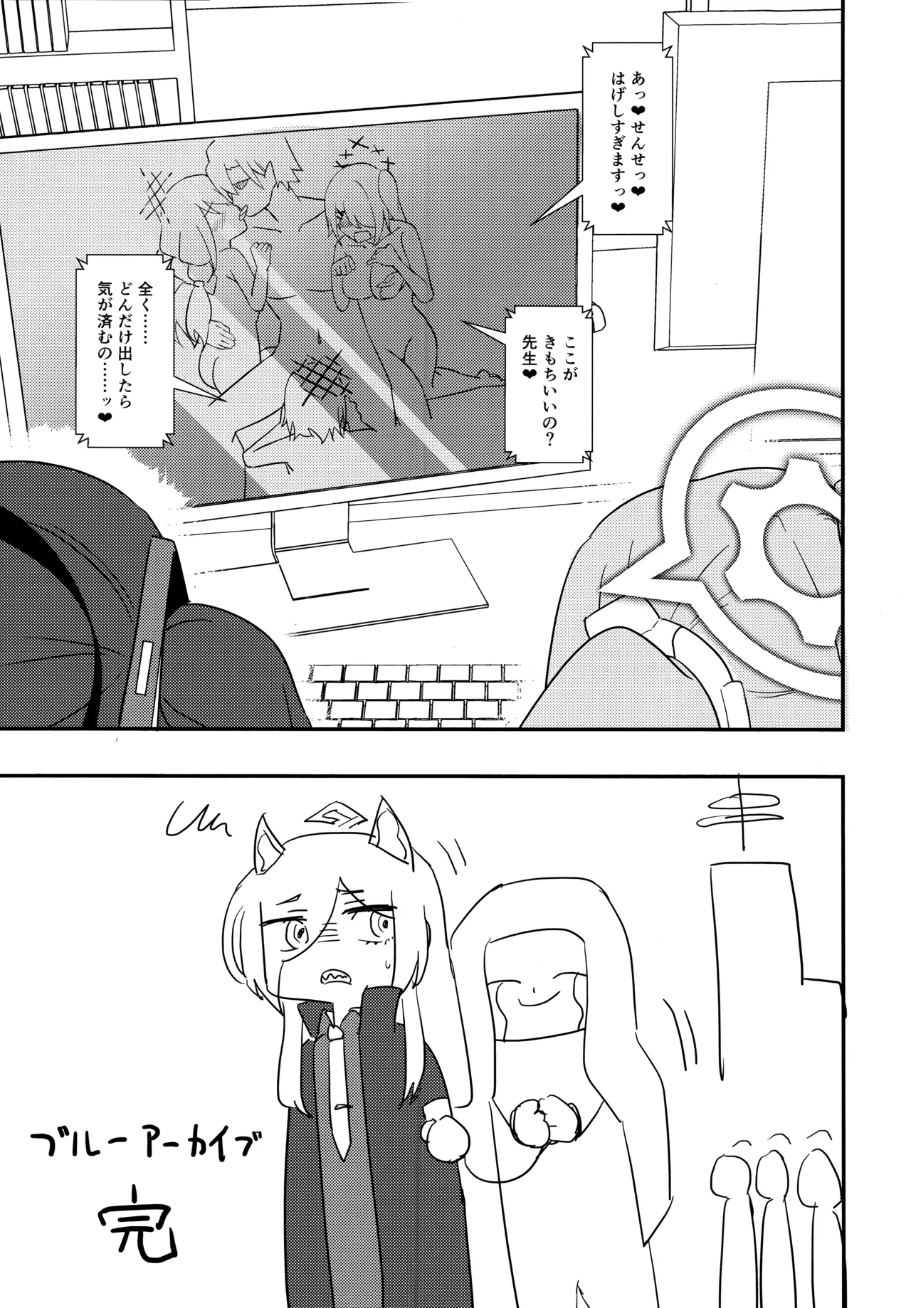 (C105) [Wafuu (Yoshiki)] Sensei, AV o Toru yo. (Blue Archive) 图片编号 28