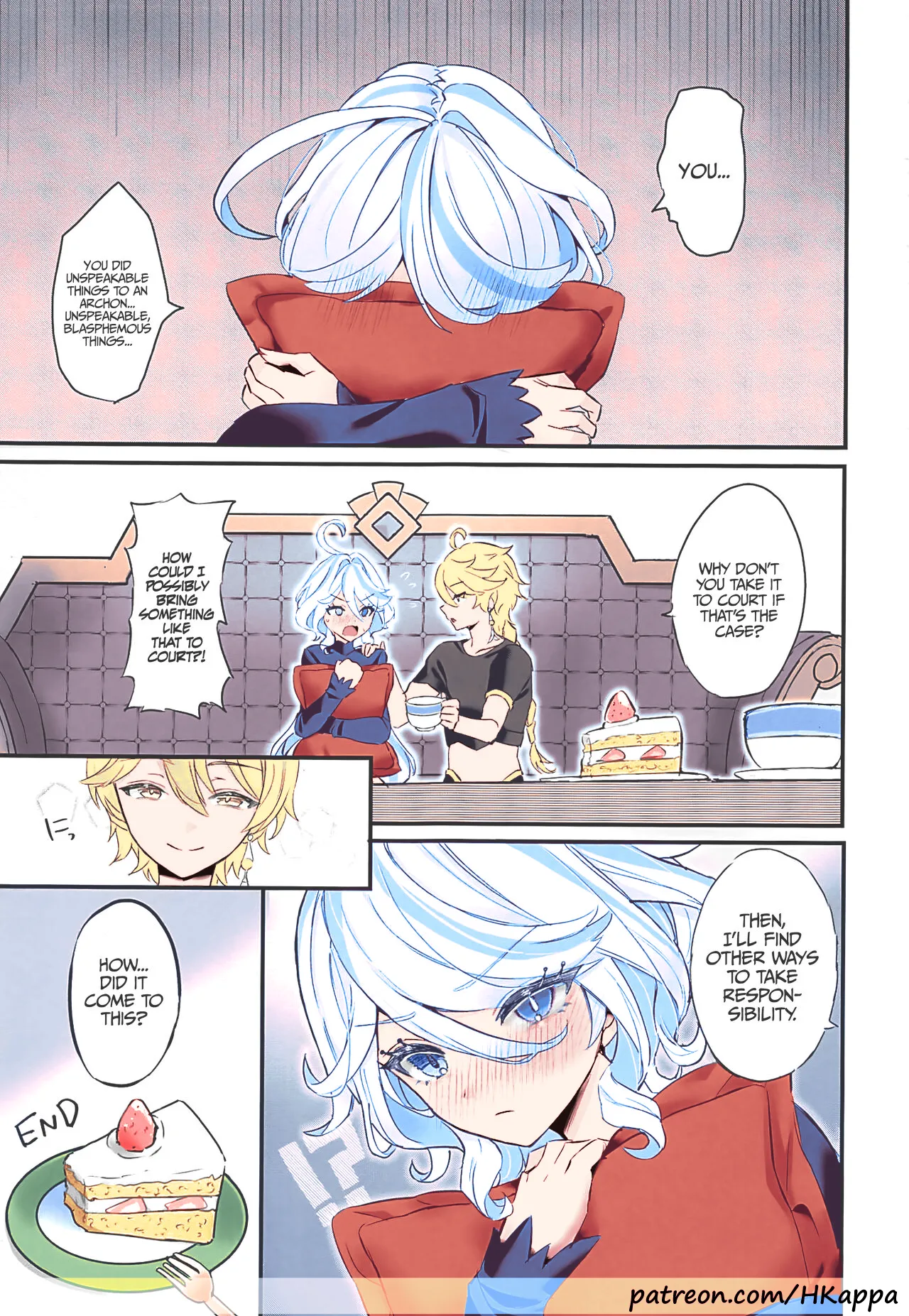 (C103) [GlowMercury (Sukoyakagumi)] Kimi no Guroshi de Kanpai - Cheers with her glass (Genshin Impact) [English] [LunaticSeibah] [Colorized] 20eme image