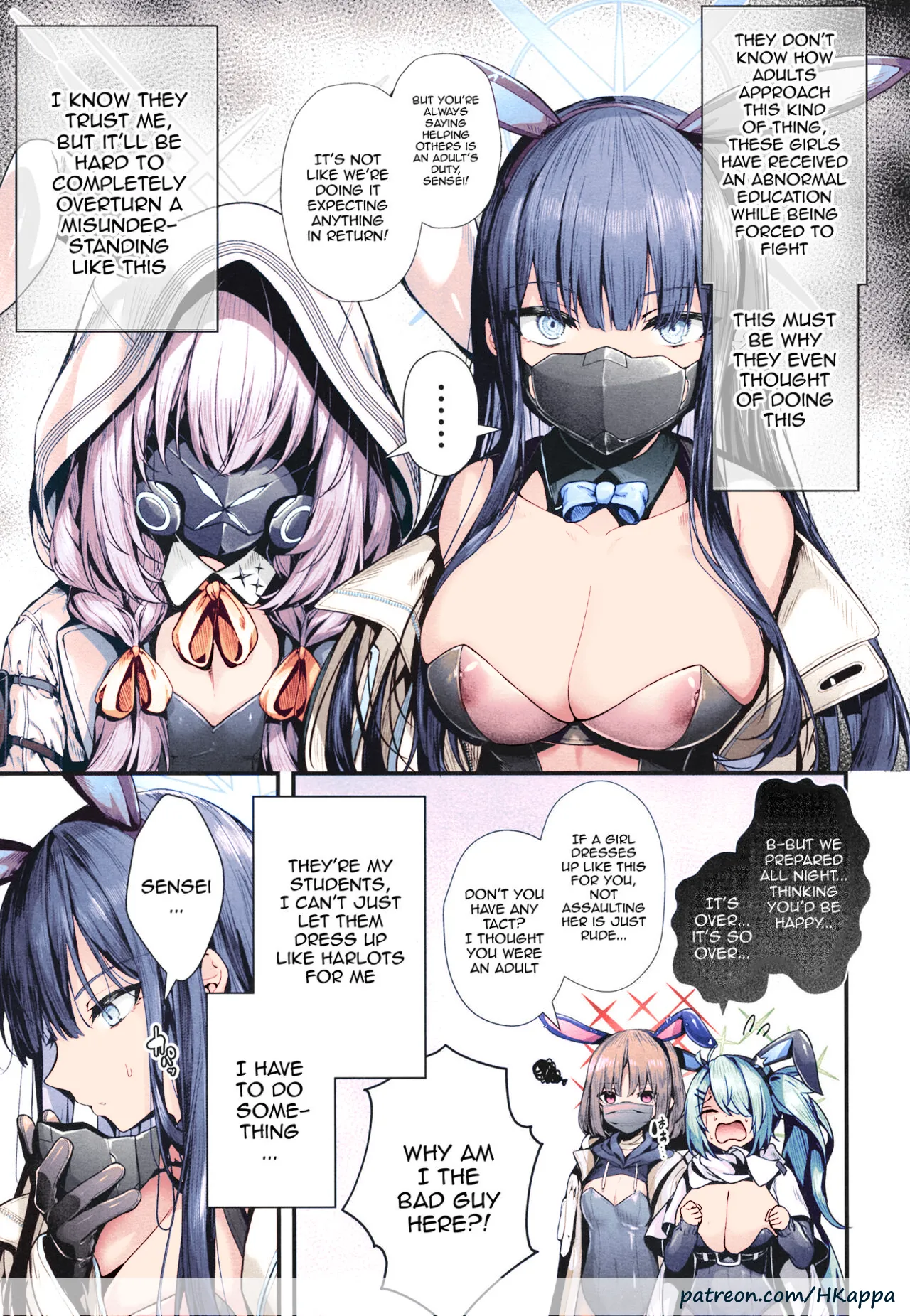 (C102) [Edamametei (Uko)] Bunny+ (Blue Archive) [English] [Colorized] [HKappa] 画像番号 4