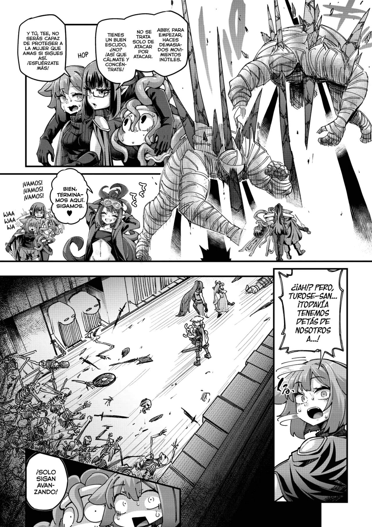 [Okuva] Senshi-chan to Shokushu-kun Capítulo 05 (Comic Gaira Vol.21) [Digital] [Spanish] [Lolbooru Scan] image number 5