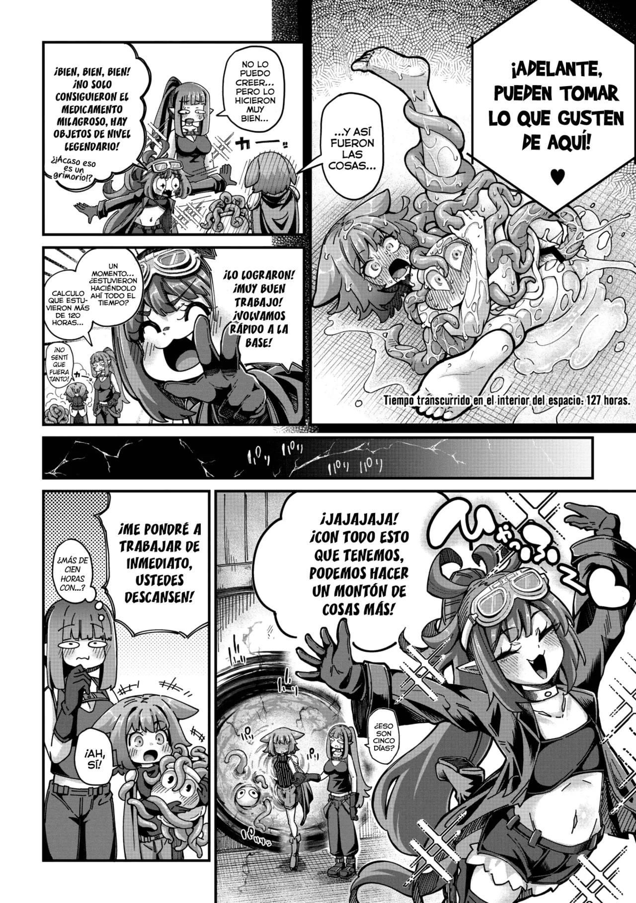 [Okuva] Senshi-chan to Shokushu-kun Capítulo 05 (Comic Gaira Vol.21) [Digital] [Spanish] [Lolbooru Scan] image number 8