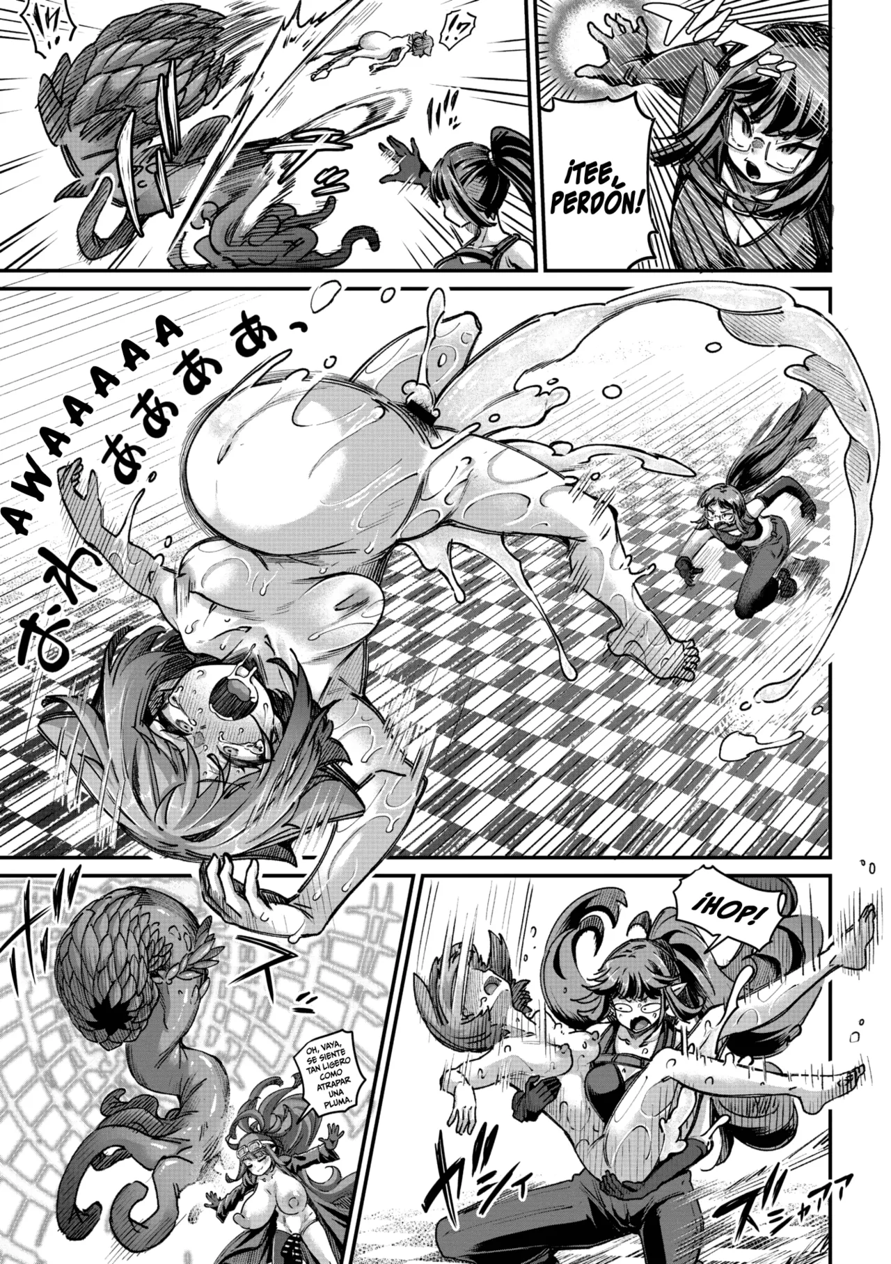 [Okuva] Senshi-chan to Shokushu-kun Capítulo 05 (Comic Gaira Vol.21) [Digital] [Spanish] [Lolbooru Scan] image number 29