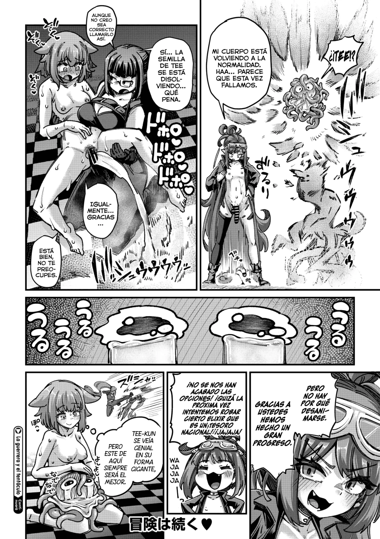 [Okuva] Senshi-chan to Shokushu-kun Capítulo 05 (Comic Gaira Vol.21) [Digital] [Spanish] [Lolbooru Scan] image number 30