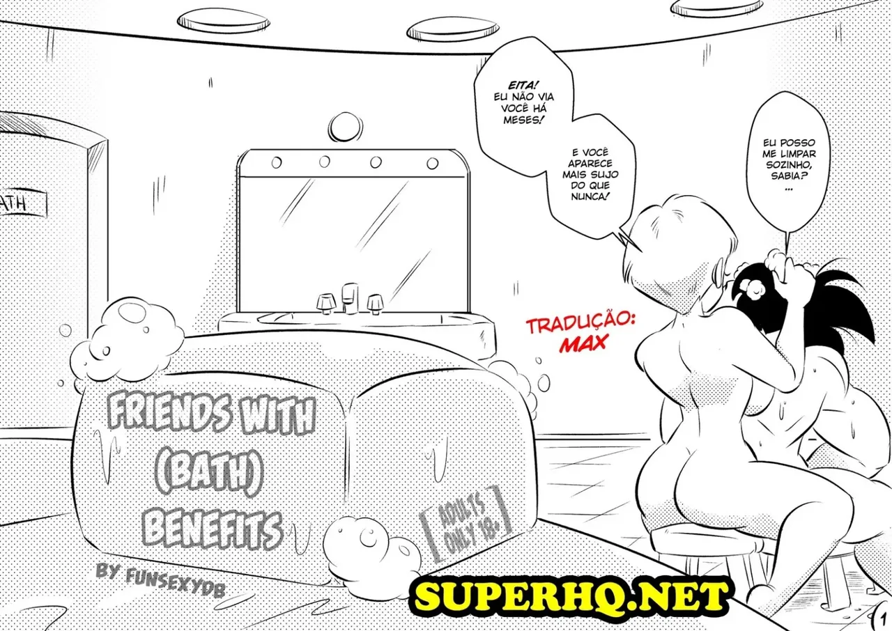 [FunsexyDB] Friends with (Bath) Benefits (Dragon Ball Z) [Portuguese-BR] image number 1