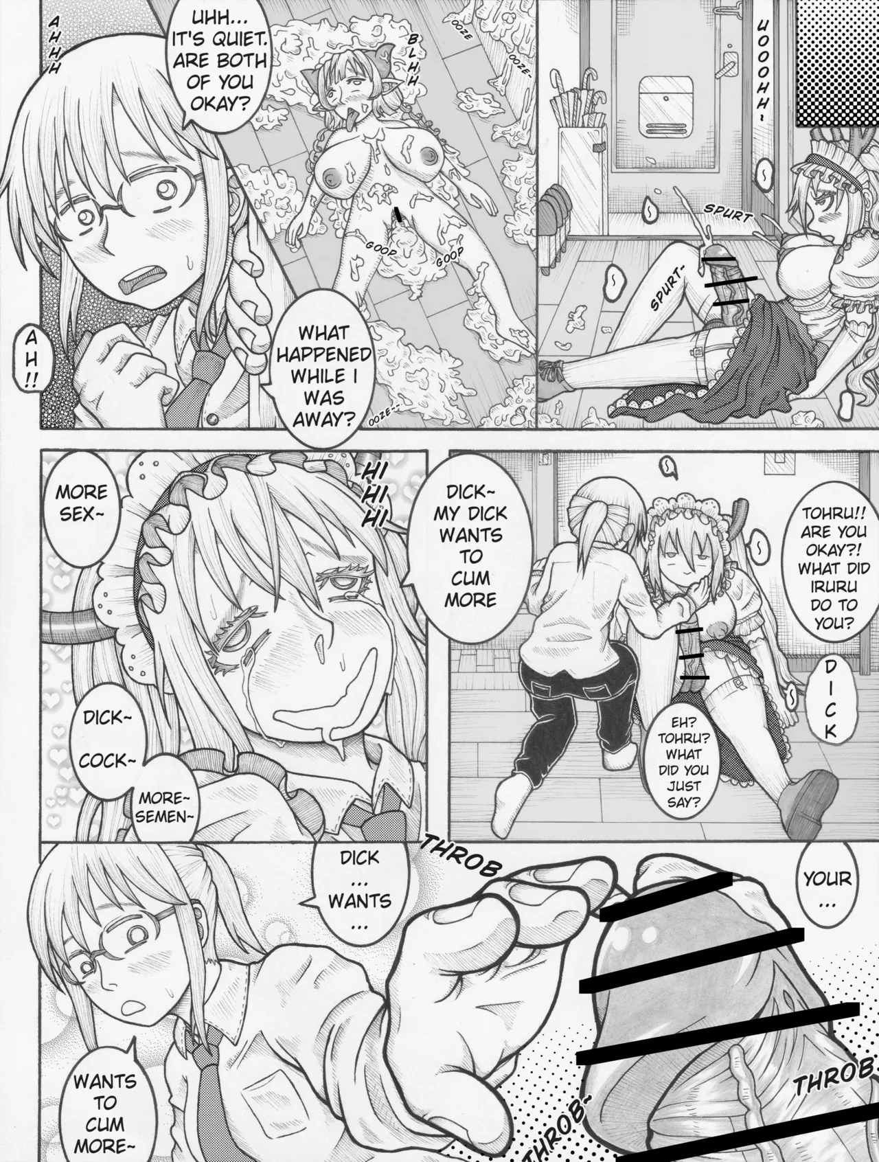 [Tenshi Okihana] Miss Kobayashi's Futanari Dragon Maid (Miss Kobayashi's Dragon Maid) [English] image number 19