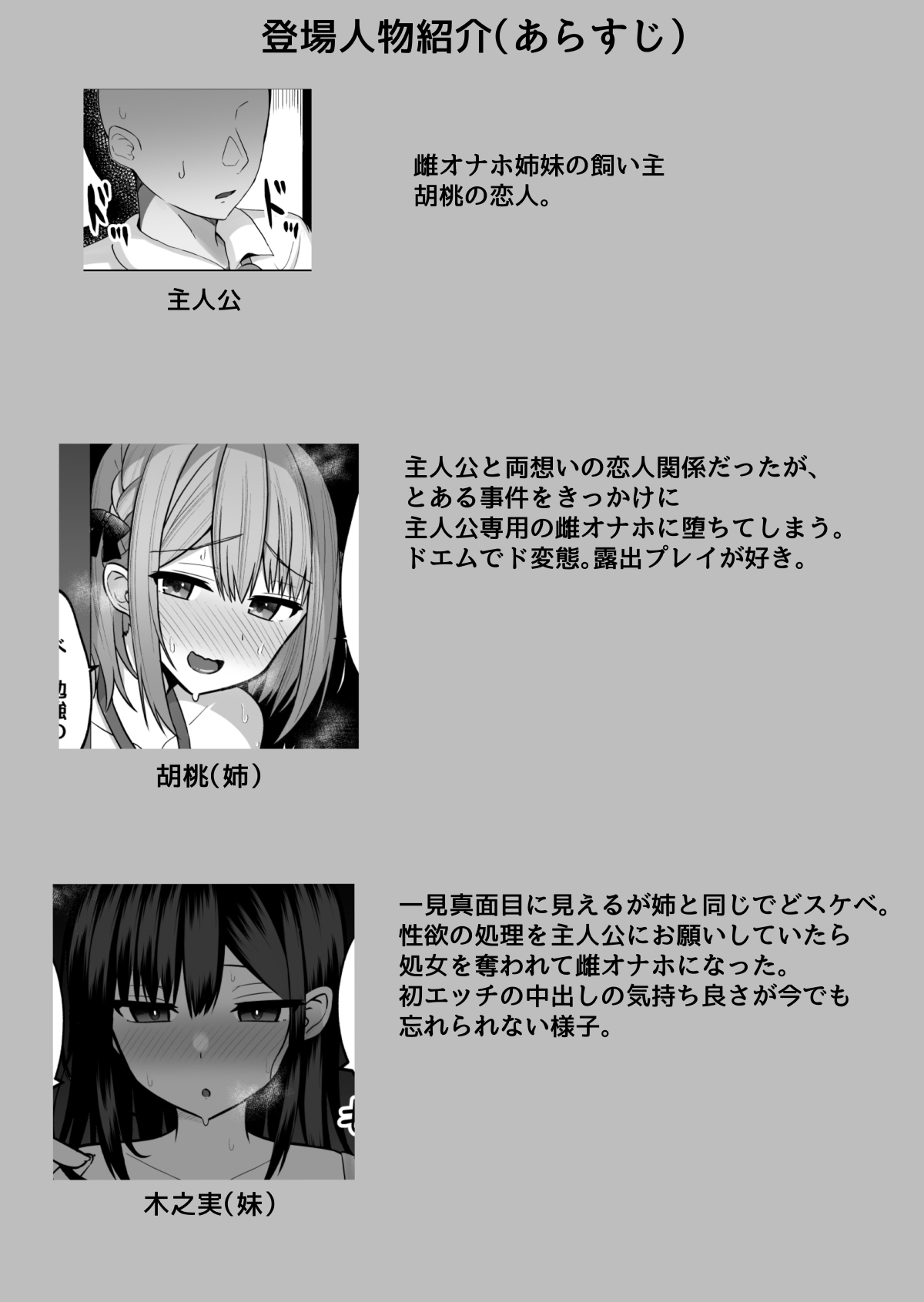 [Cinnamon Tou] Kyonyuu Mesu Onaho no Shitsukekata ~ Binkan Taishitsu no Dosukebe Kyonyuu Shimai to Iki Gaman Training 图片编号 3