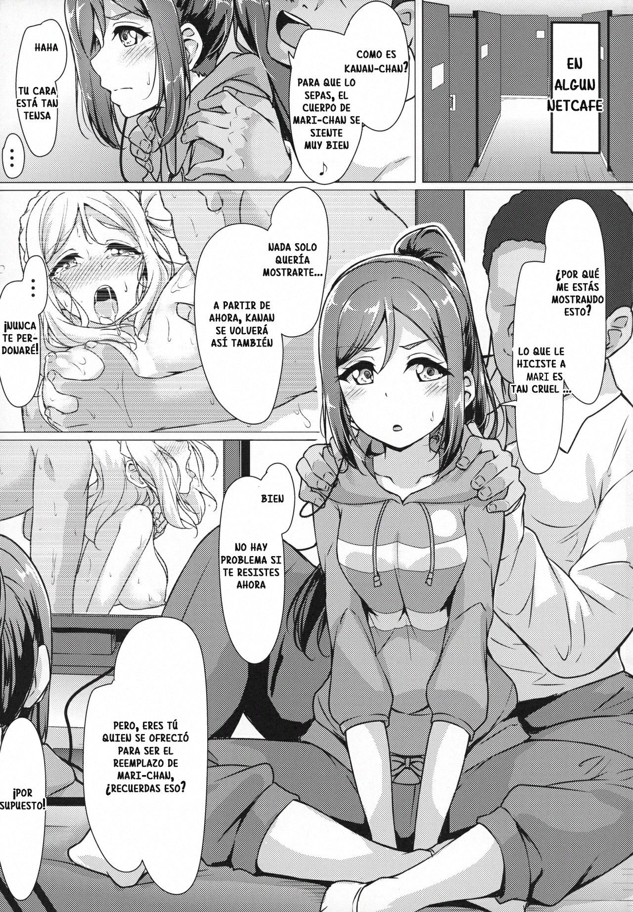 (C94) [corori (Yopparai Oni?)] KANAKAN Migawari Kanan-chan FunbaRuby! (Love Live! Sunshine!!) [Spanish] 이미지 번호 4