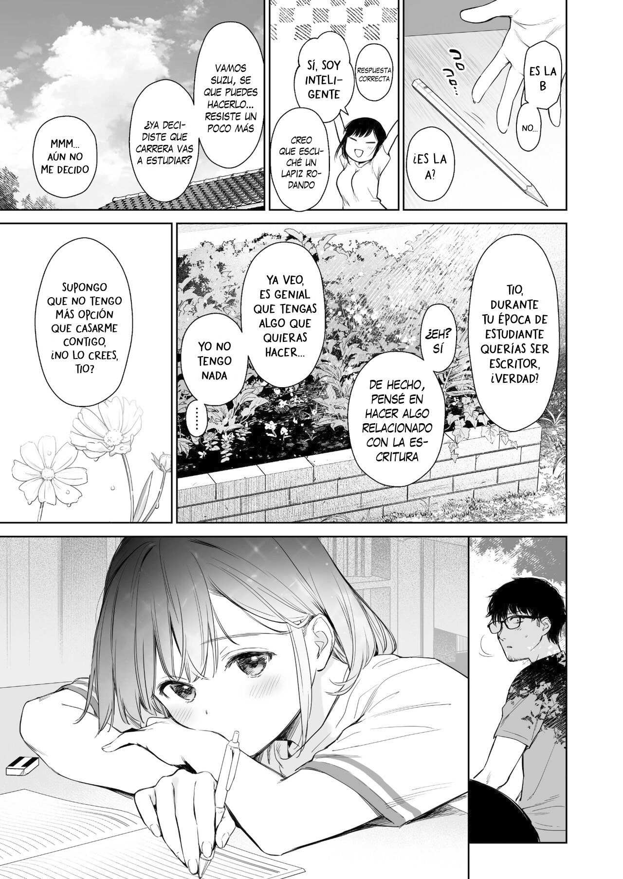 [Doushoku (Umakuchi Syouyu)] Toaru Natsu, Mei to Futarikiri. - Un verano... Solo con mi sobrina. [ [Español] [Traducciones necesarias] [Digital] image number 15