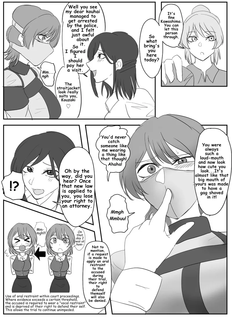 A young lady being arrested. Chapter 1-8 [English] numero di immagine  11