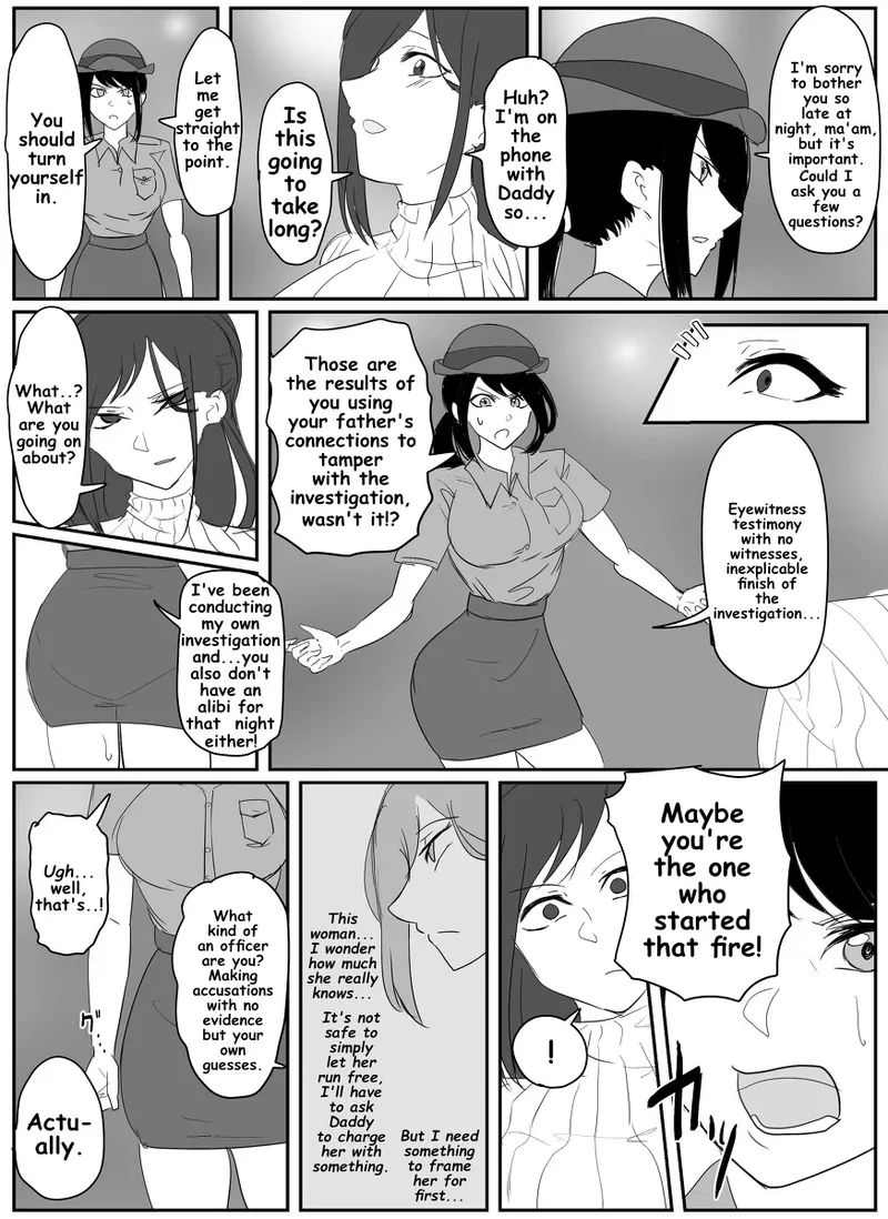 A young lady being arrested. Chapter 1-8 [English] numero di immagine  21