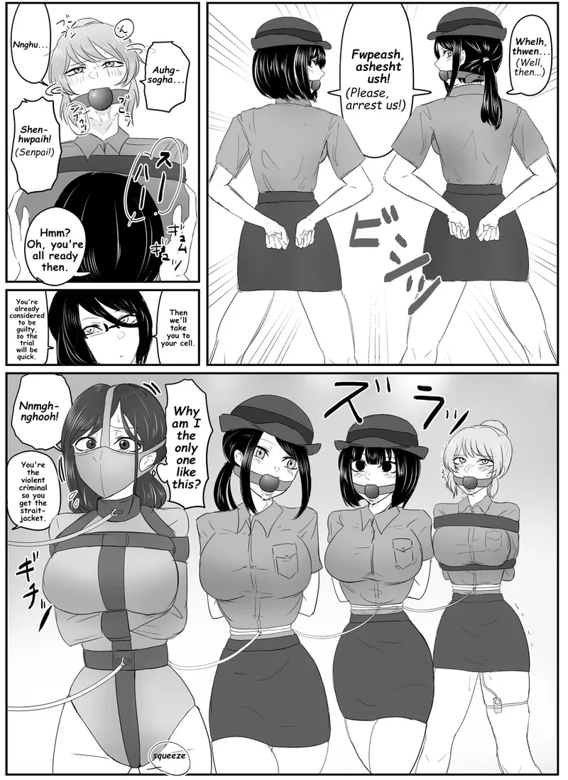 A young lady being arrested. Chapter 1-8 [English] numero di immagine  33