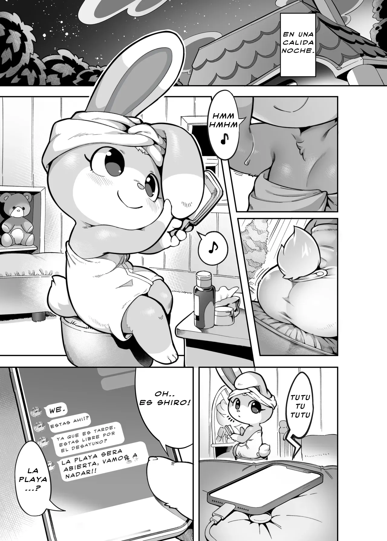 [Tamanokoshi (Tamanosuke)] hablando de la playa podemos hacerlo afuera (Animal Crossing) [español] [Digital] изображение № 4