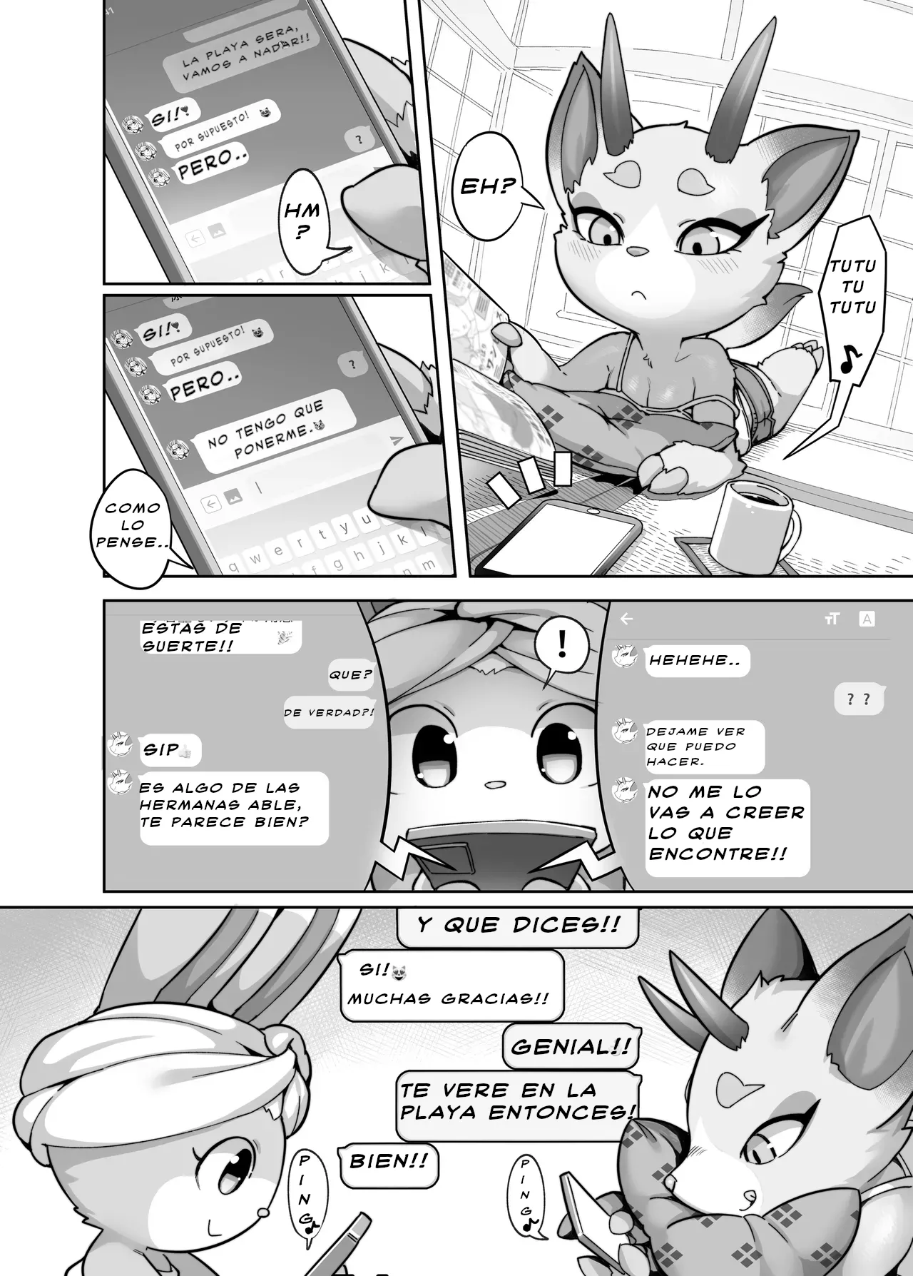 [Tamanokoshi (Tamanosuke)] hablando de la playa podemos hacerlo afuera (Animal Crossing) [español] [Digital] изображение № 5