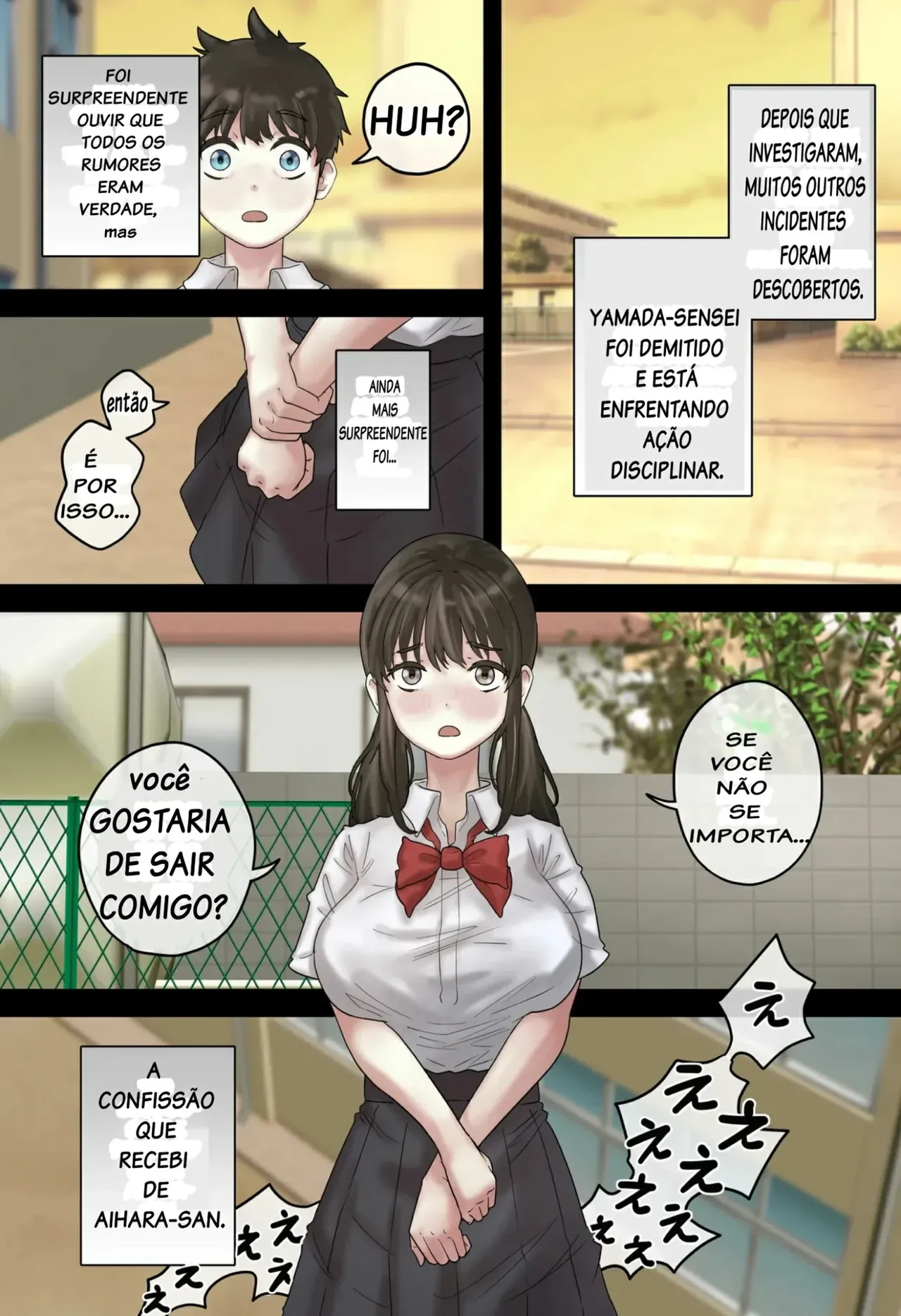 [Trampolines] Sekuhara Taiiku Kyoushi kara Gakkou Ichi no Bijo o Sukuttara Kanzenban [Portuguese-BR] image number 11