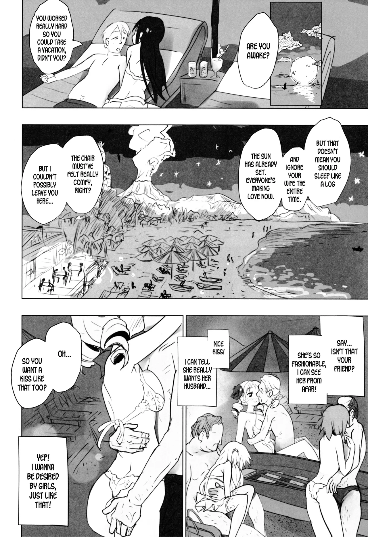 (C88) [Tanpopo (Anshin Mama)] Anata no Koto ga Daisuki na Homura-chan to Iku Shuudan Roshutsu Shinkon Ryokou Hawaii!! (Puella Magi Madoka Magica) [English] [desudesu] image number 11