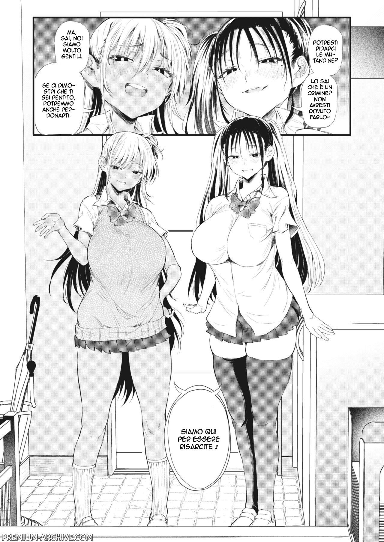 [Nusmusbim] Totte Torarete Shirokuro Gal Shimai | Le Sorelle Gal Bianca e Gal Nera hanno Ripreso i miei Crimini (COMIC HOTMILK 2023-12) [Italian] [Digital] imagen número 7
