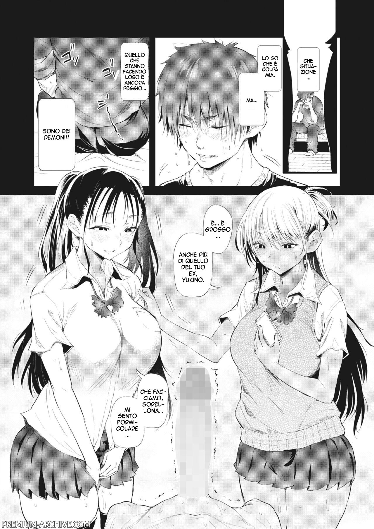 [Nusmusbim] Totte Torarete Shirokuro Gal Shimai | Le Sorelle Gal Bianca e Gal Nera hanno Ripreso i miei Crimini (COMIC HOTMILK 2023-12) [Italian] [Digital] imagen número 10