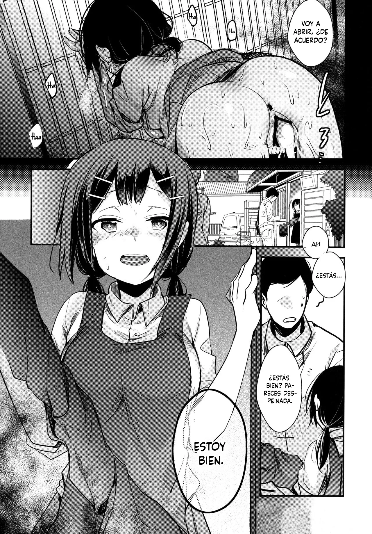 [TWILIGHT DUSK (Aya)] Tsutomesaki no Musume-san o Oishiku Itadaku Hon Teishoukuya Hen [Spanish] [MandaloAsiNoma] 画像番号 32