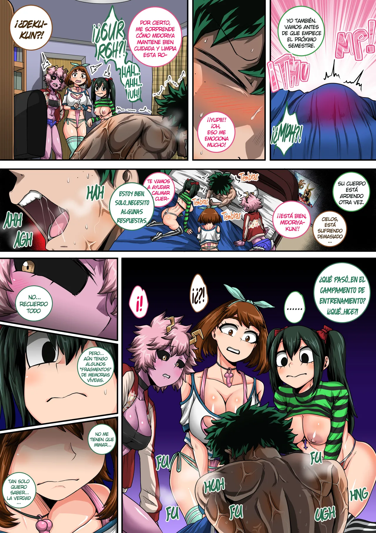 [Juicebox Koujou (Juna Juna Juice)] Boku no Harem Academia Ch. 8: Kanojo-tachi no Kesshin (kouhen) (Boku no Hero Academia) [Spanish] [NTINFS] 图片编号 6