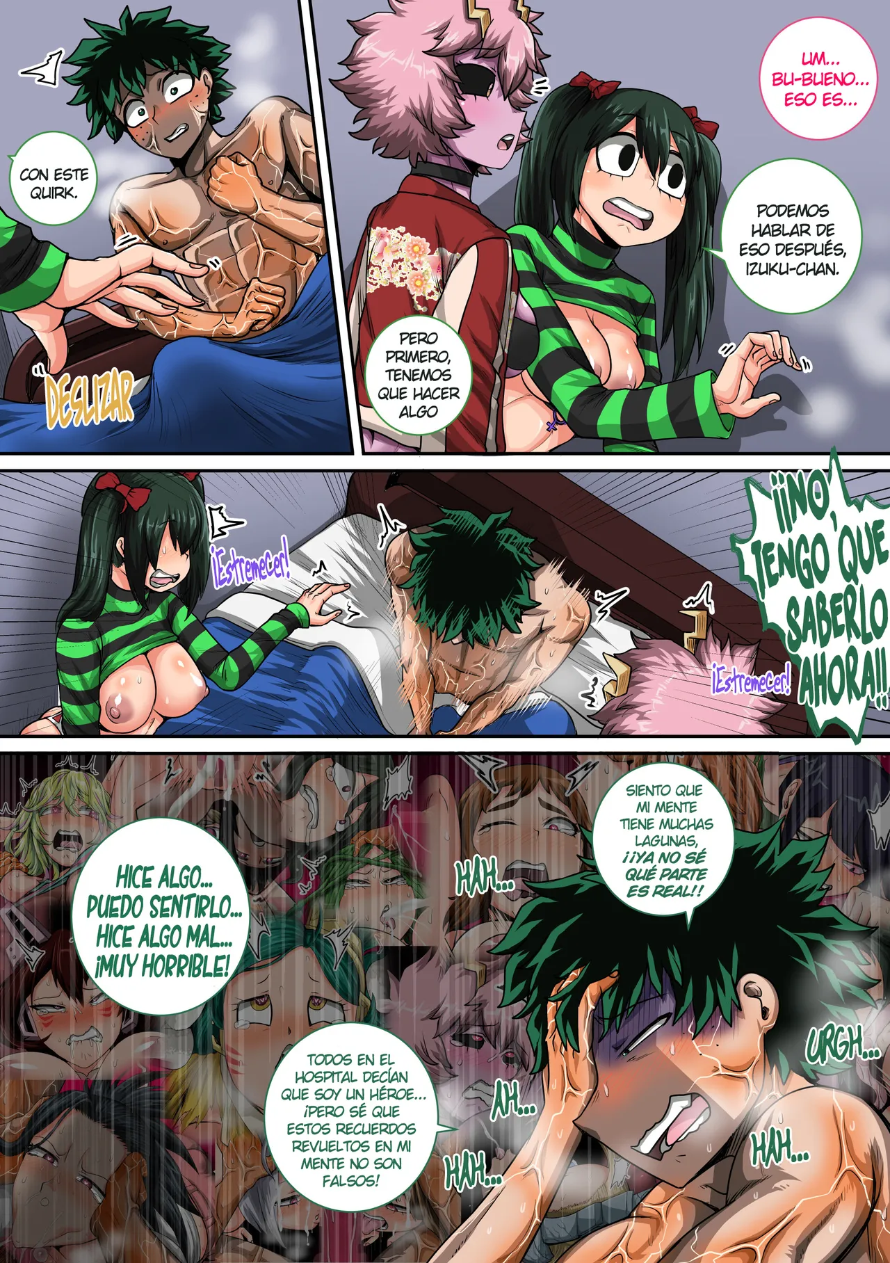 [Juicebox Koujou (Juna Juna Juice)] Boku no Harem Academia Ch. 8: Kanojo-tachi no Kesshin (kouhen) (Boku no Hero Academia) [Spanish] [NTINFS] 图片编号 7