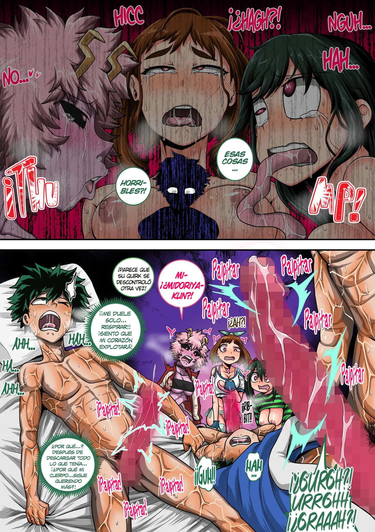 [Juicebox Koujou (Juna Juna Juice)] Boku no Harem Academia Ch. 8: Kanojo-tachi no Kesshin (kouhen) (Boku no Hero Academia) [Spanish] [NTINFS] 图片编号 14