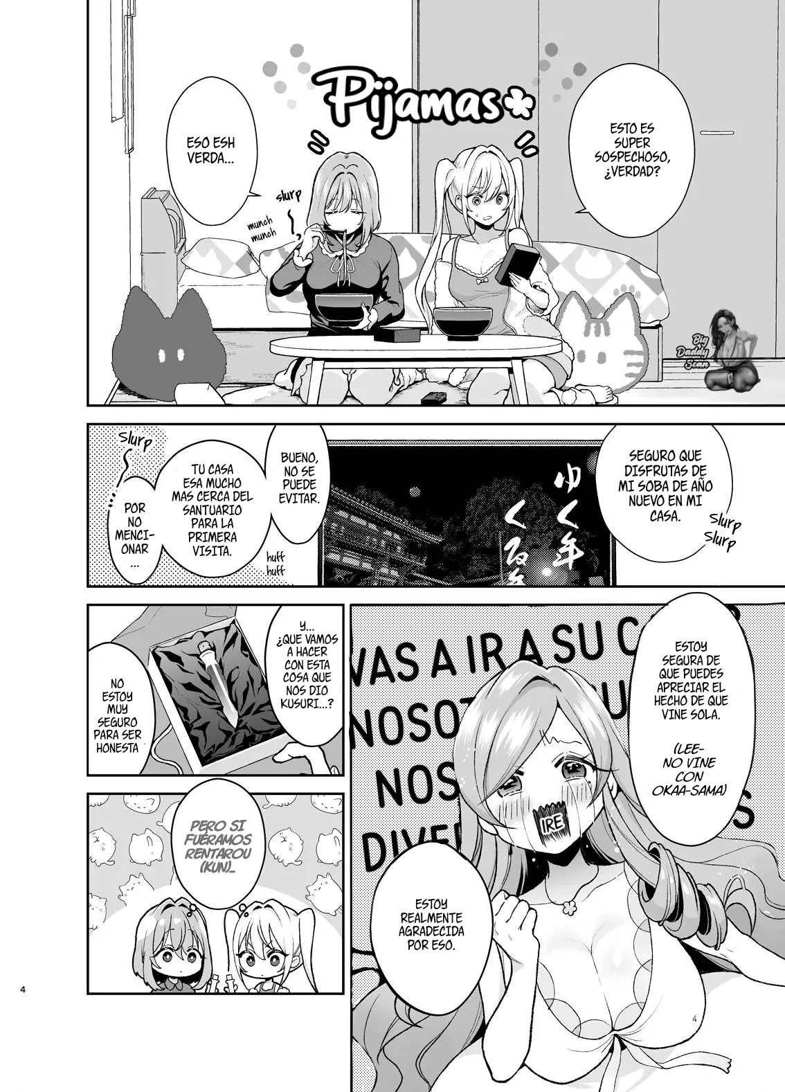 [Yume no Tsuzuki (Yumemiteeru)] Hakari to Karane to IchaLove H suru HON | El Libro Donde Tienen Sexo Amoroso Hakari y Karane (Kimi no Koto ga Daidaidaidaidaisuki na 100-nin no Kanojo) [Spanish] [BigDaddy Scan] [Digital] 图片编号 3