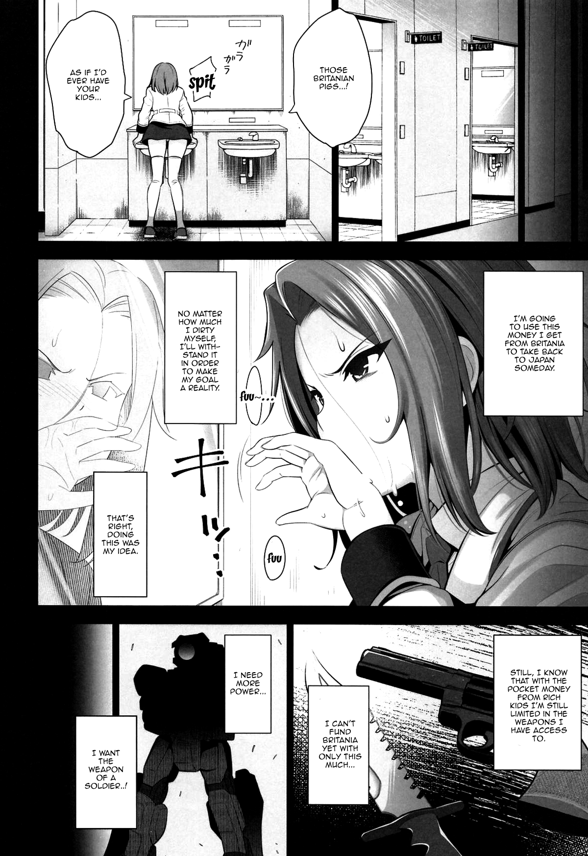 [Goromenz (Yasui Riosuke)] Karen ni Chiru | Kallen's Fall (CODE GEASS: Lelouch of the Rebellion) [English] [Doujins.com] numero di immagine  11