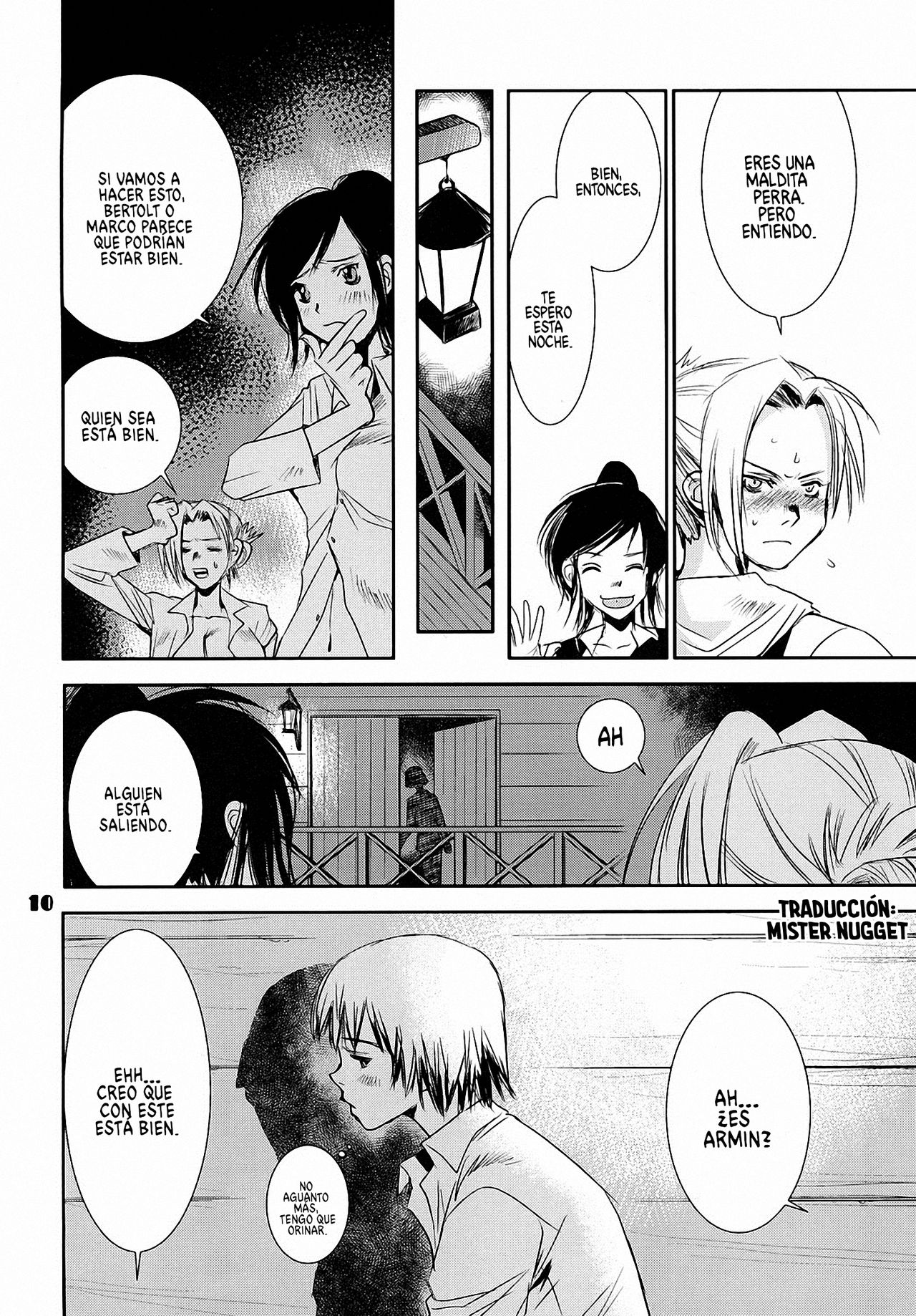 [United Soujisha (Unite Souji)] Kucchae! Armin (Shingeki no Kyojin) [Spanish] [Mr. Nugget] [Digital] image number 9