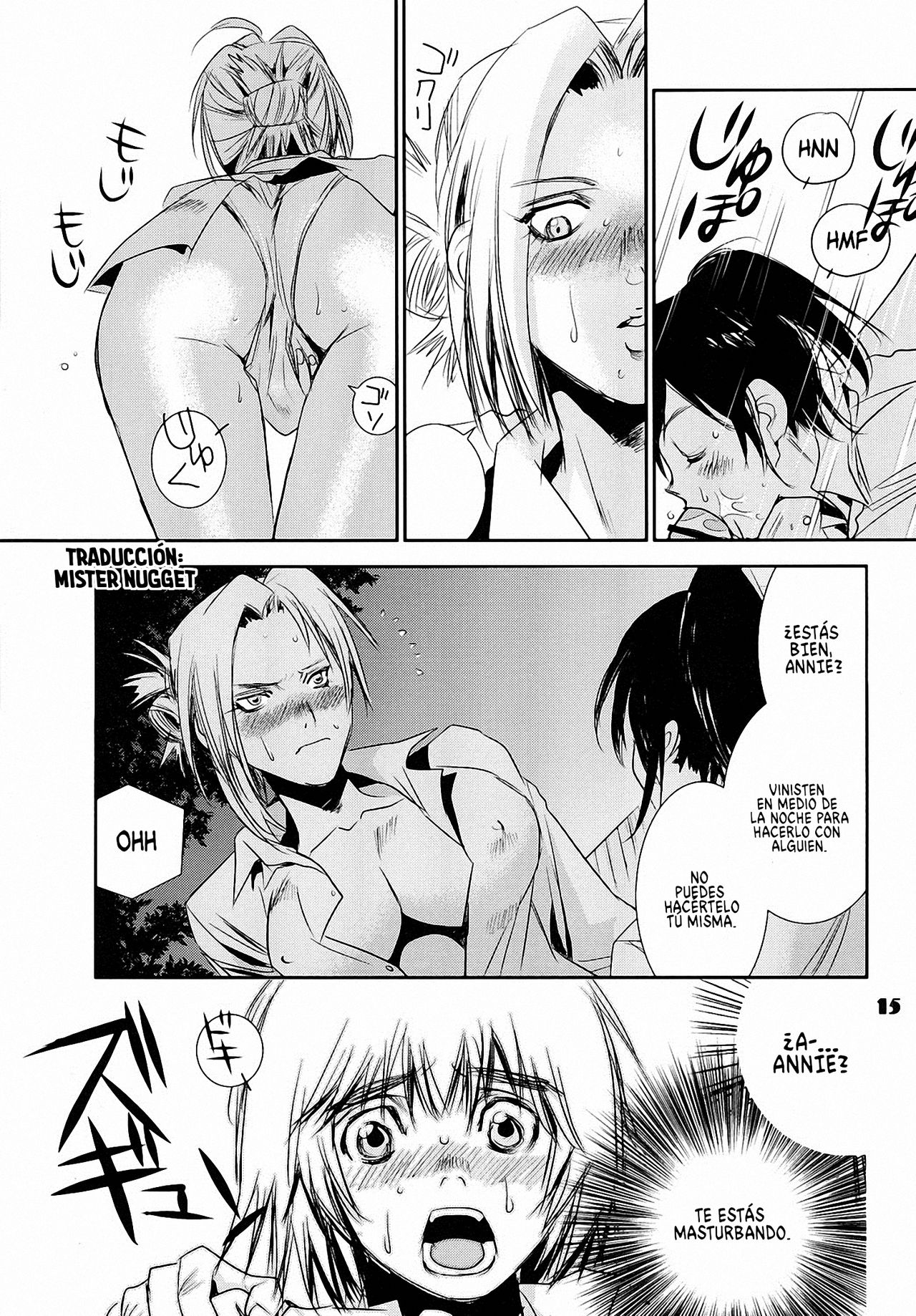 [United Soujisha (Unite Souji)] Kucchae! Armin (Shingeki no Kyojin) [Spanish] [Mr. Nugget] [Digital] image number 14