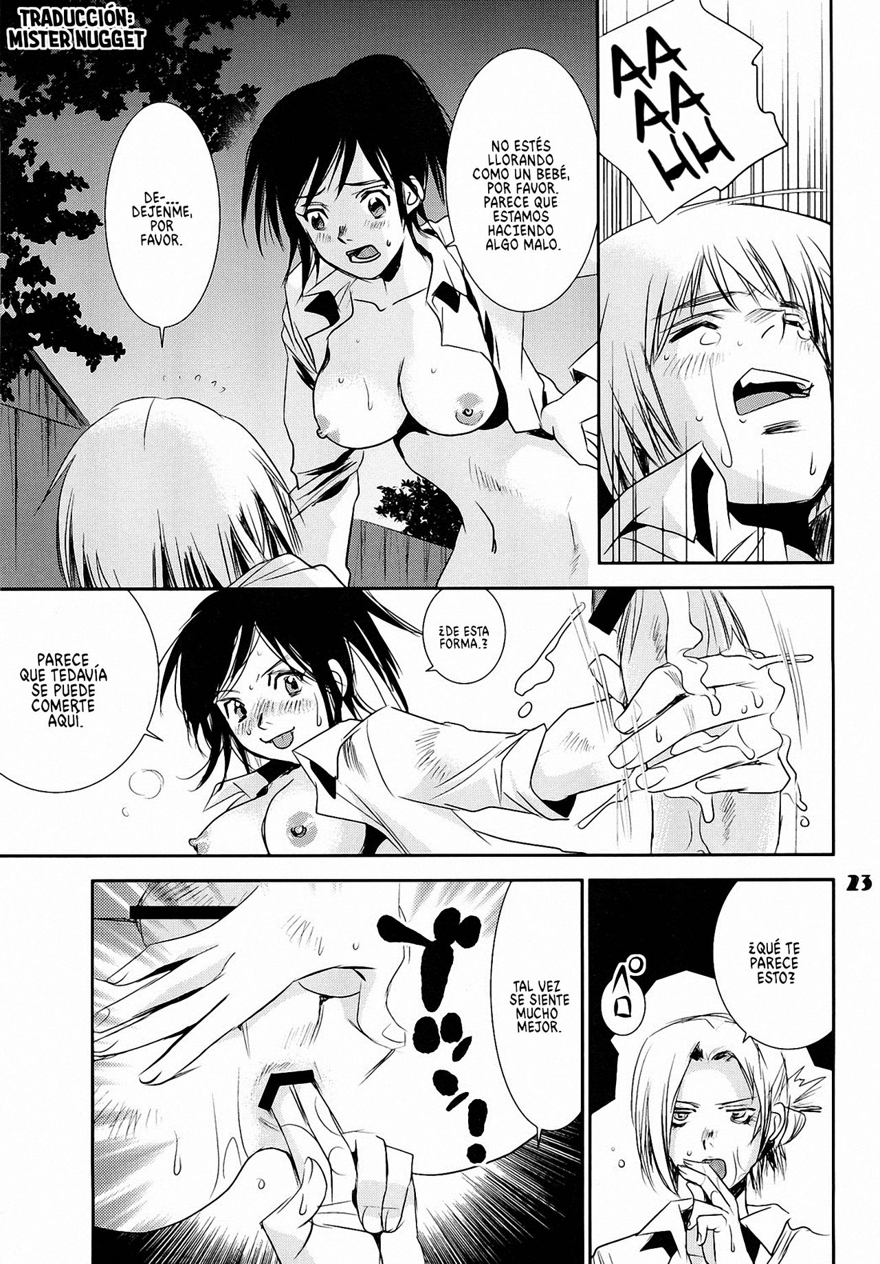 [United Soujisha (Unite Souji)] Kucchae! Armin (Shingeki no Kyojin) [Spanish] [Mr. Nugget] [Digital] image number 22