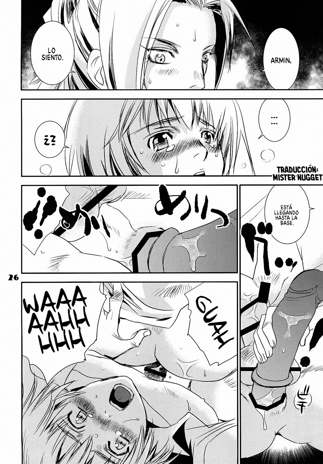 [United Soujisha (Unite Souji)] Kucchae! Armin (Shingeki no Kyojin) [Spanish] [Mr. Nugget] [Digital] image number 25