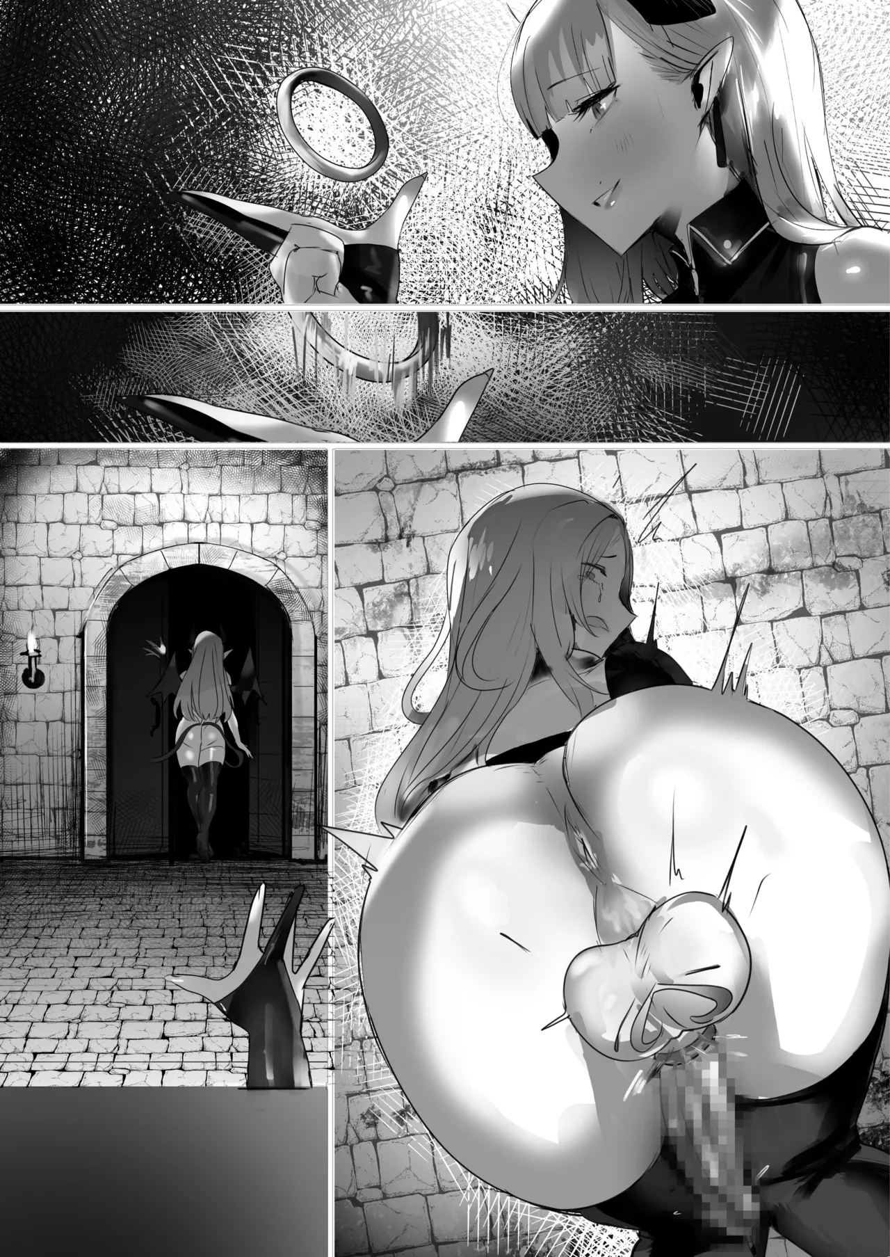 [聖華快楽書店] 聖女種馬化計画 ～ふたなりを生やされた聖女が魔族たちのパパになるまで～ 이미지 번호 72