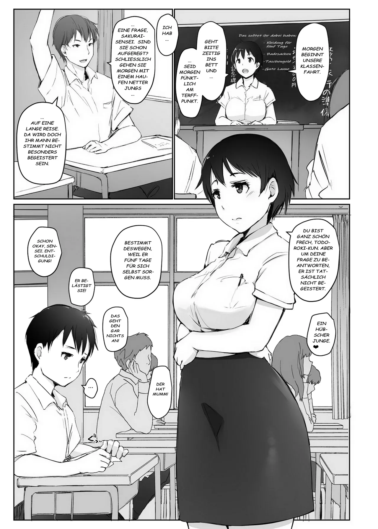 Arakureta Monotachi (Arakure)] Hitozuma Kyoushi NTR Shuugakuryokou [German] изображение № 2