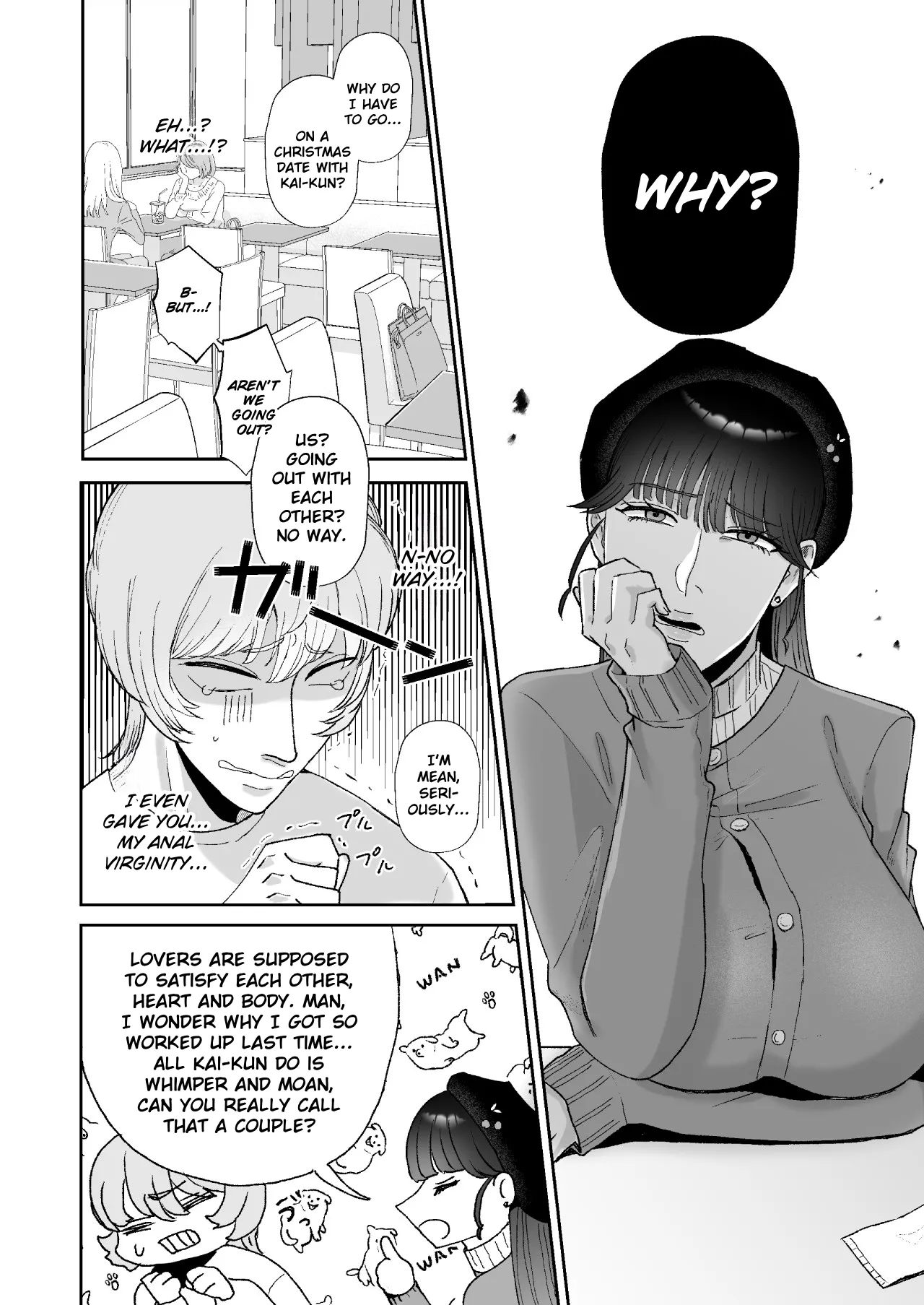 [Okuchi no Okuchi (Watari Kaoru)] Boku wa Maso ga Daikoubutsu na Onee-san no Omocha | I’m the Toy of a Masochist’s Lover Onee-san [English] image number 3