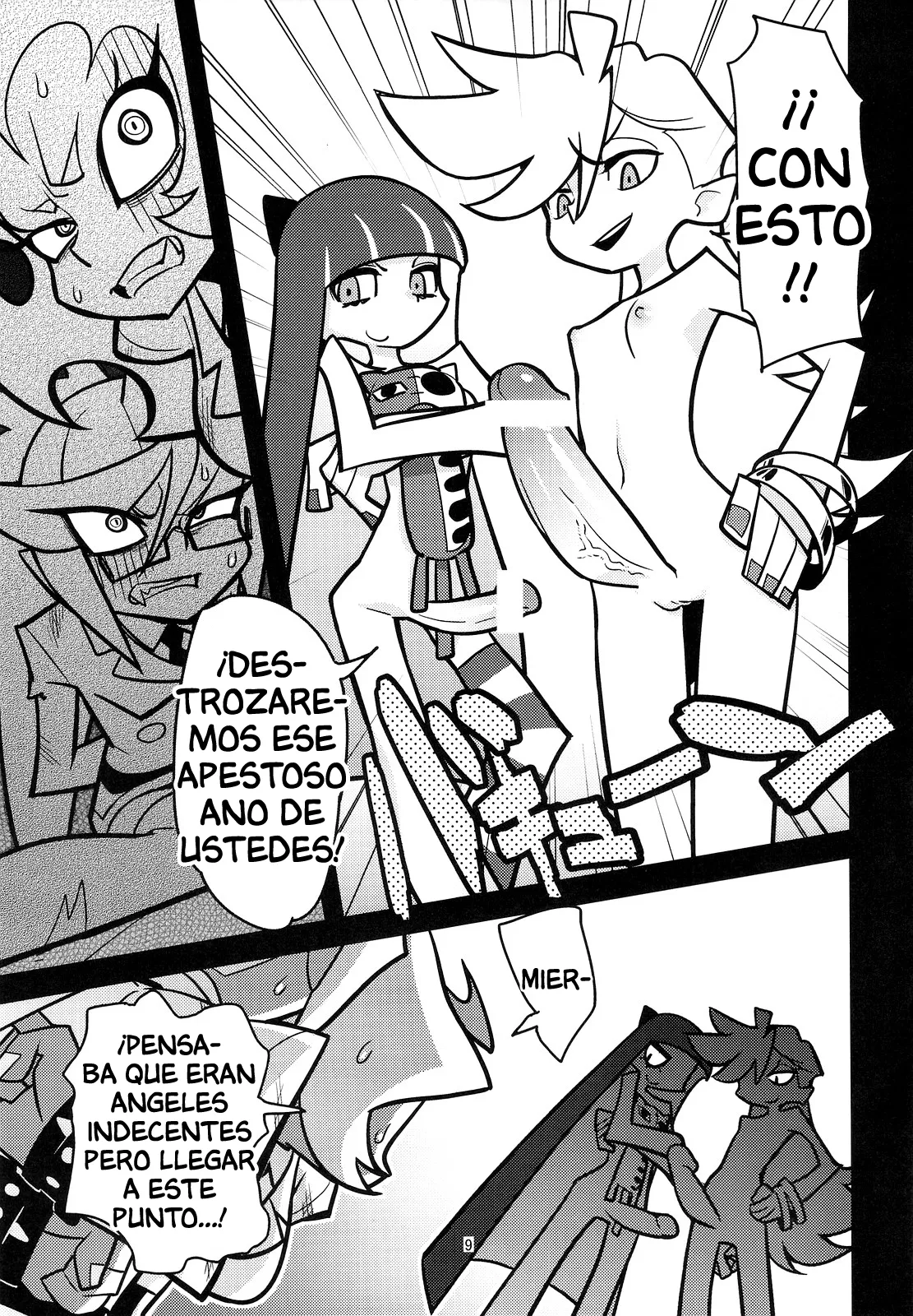 [Hamanasu Chaya (Hamanasu)] Oshioki! Demon Sisters (Panty & Stocking with Garterbelt) [Spanish] numero di immagine  10