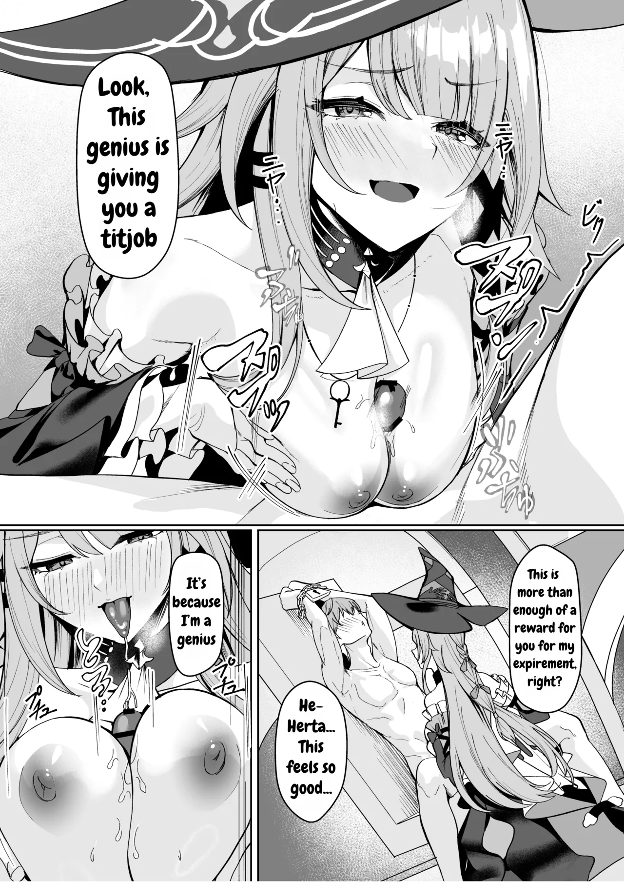 [Shiro Paka] Madam Herta wa Caelus no Seishi ga Hoshii Rashii... | Madam Herta seems to want Caelus's sperm... (Honkai: Star Rail) [English] [DefinitelyNotPixel] imagen número 3
