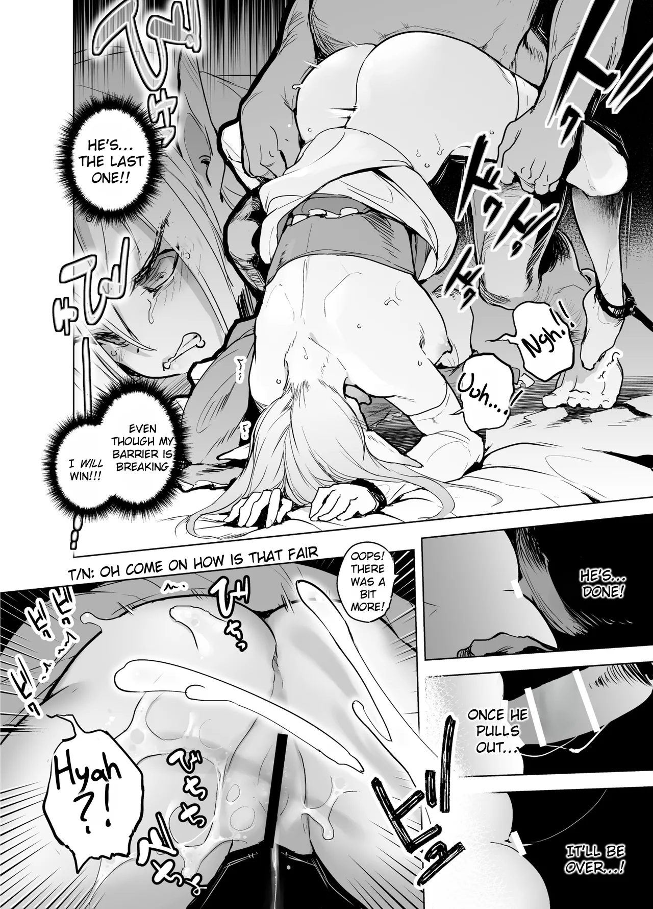 [Kaede Momiji (Shijokko)] Elf no Hime no Hokori ni Kakete Taemasu! | For the pride of the elf princess, I will endure! [Rei Scans] изображение № 18