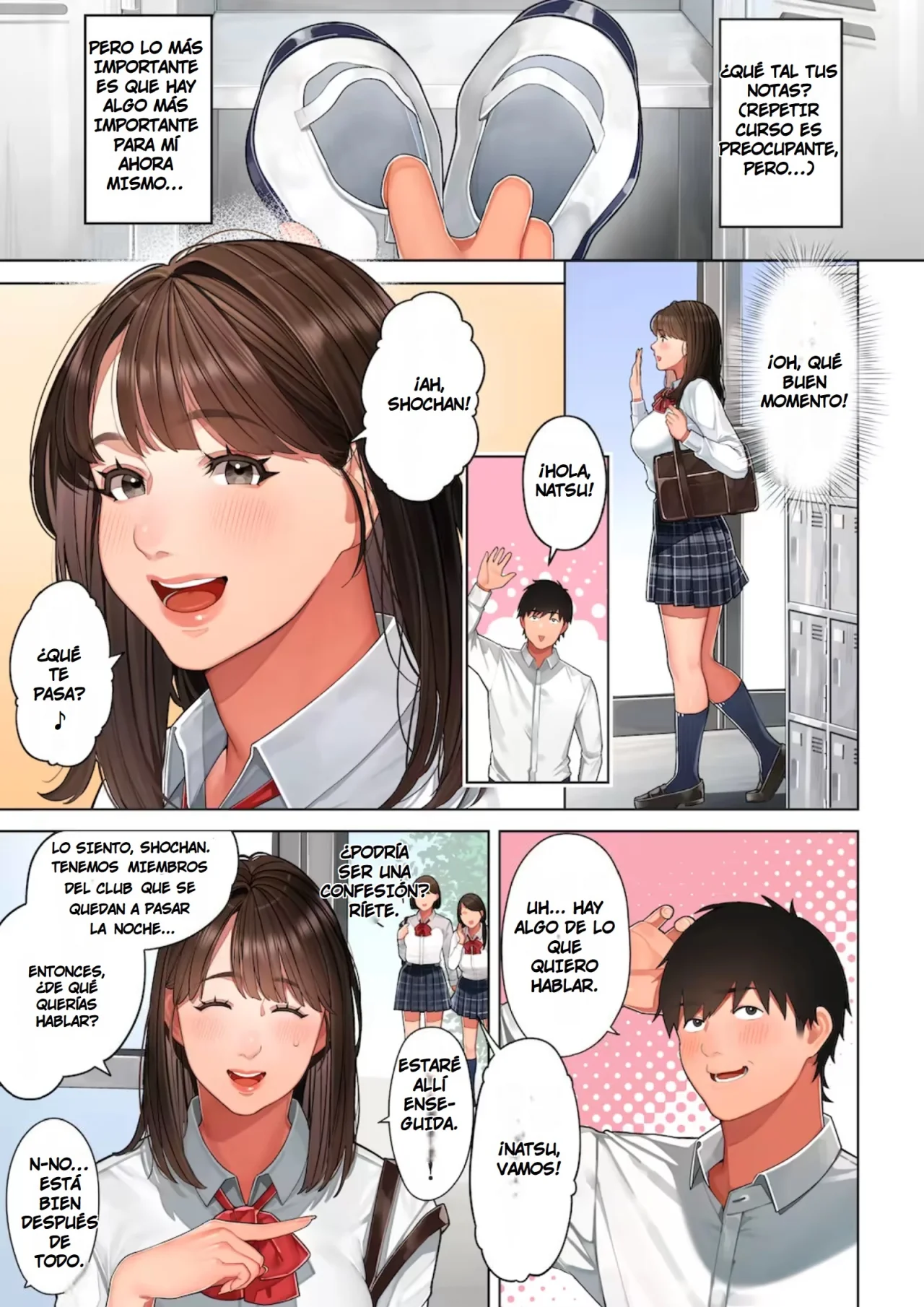 [Sakura no Tomoru Hi e] Kyouko-san wa Osananajimi no Okaa-san | Kyoko-san es la Madre de mi Amiga de la Infancia [Spanish] [Earl Hickey0] 画像番号 4