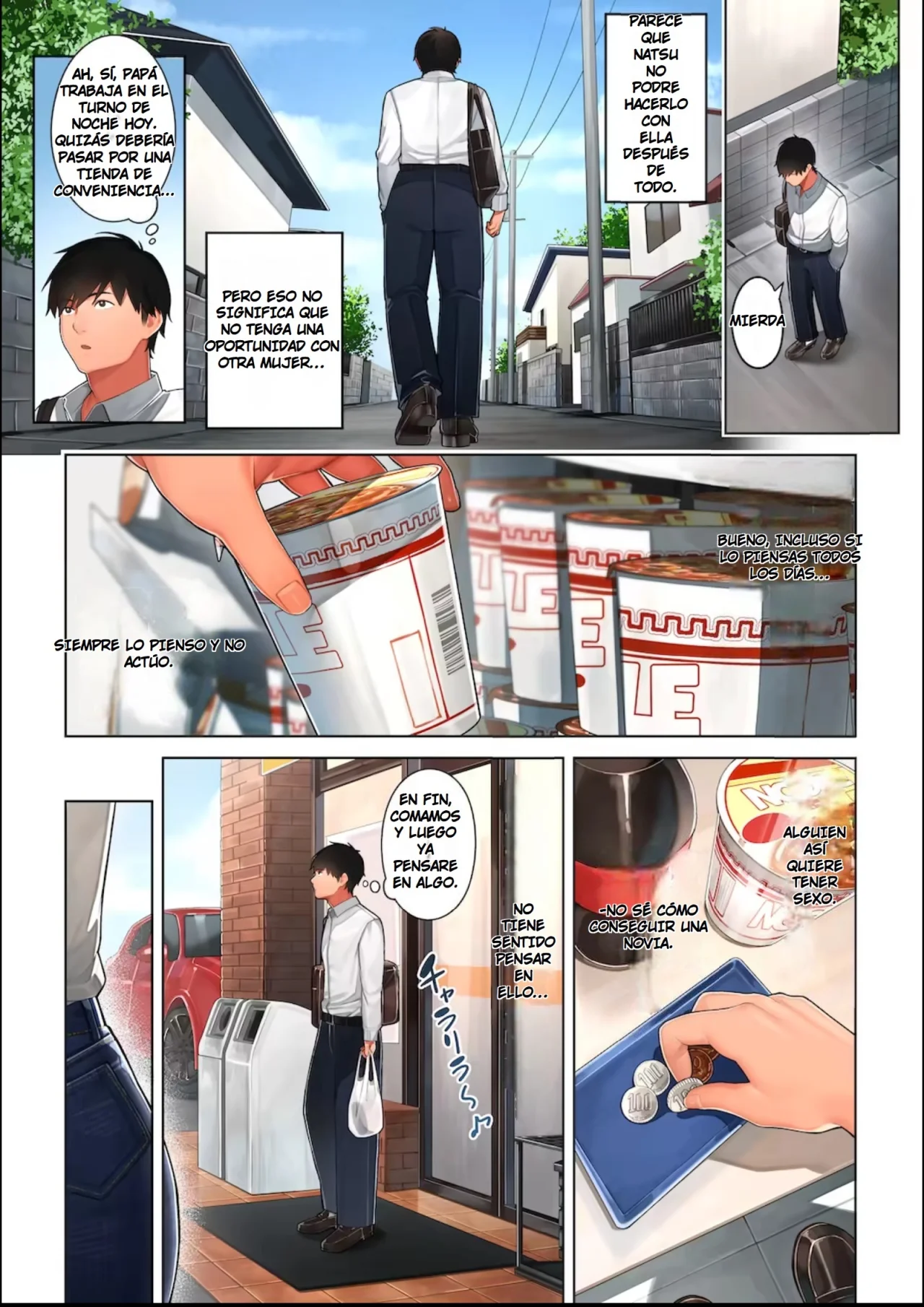 [Sakura no Tomoru Hi e] Kyouko-san wa Osananajimi no Okaa-san | Kyoko-san es la Madre de mi Amiga de la Infancia [Spanish] [Earl Hickey0] 画像番号 5