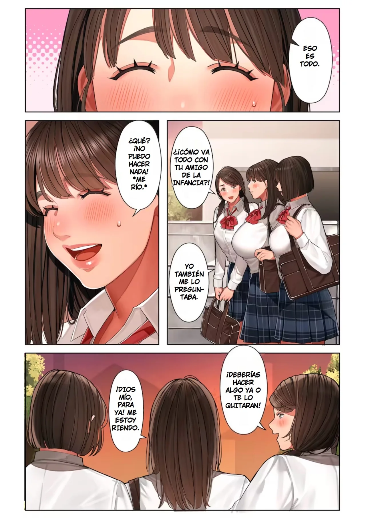 [Sakura no Tomoru Hi e] Kyouko-san wa Osananajimi no Okaa-san | Kyoko-san es la Madre de mi Amiga de la Infancia [Spanish] [Earl Hickey0] 画像番号 57