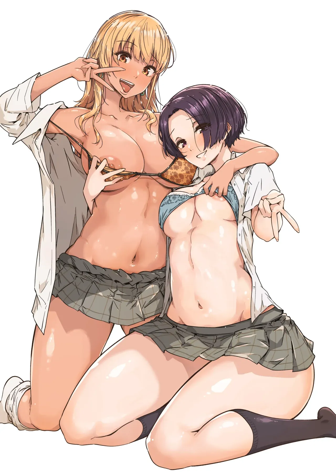 [Wakusei Nostalgia (Tokiwa Midori)] Osananajimi no Futago Gal ni Chikubi o Kaihatsu Sareta Ore | Me Reencontré con mis Amigas Gemelas de la Infancia [Spanish] [Earl Hickey0] [Digital] 画像番号 3