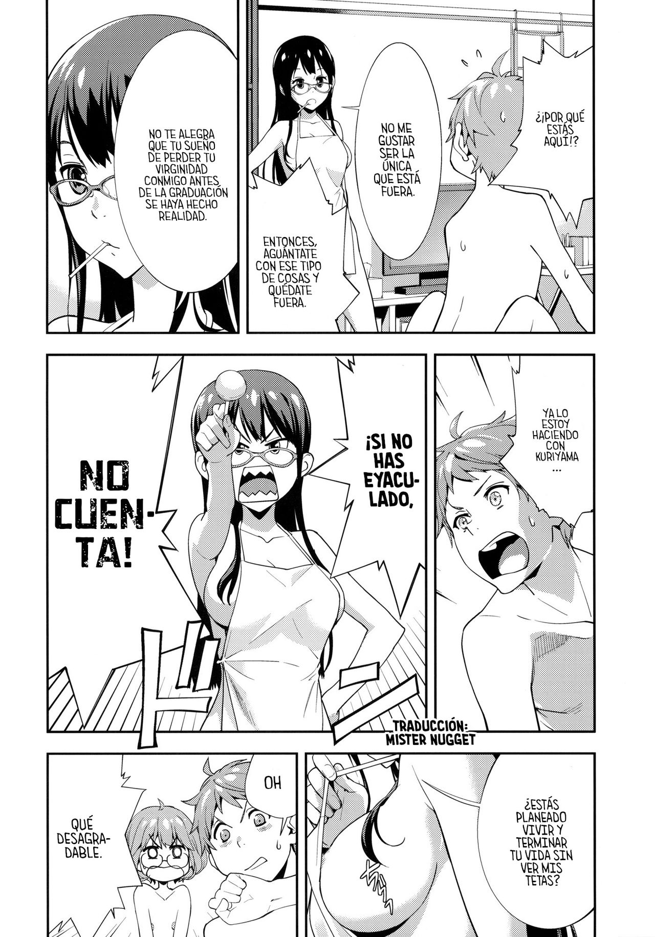 (C85) [Hapoi-dokoro (Okazaki Takeshi)] EXCLUDE (Kyoukai no Kanata) [Spanish] [Mr. Nugget] 23eme image