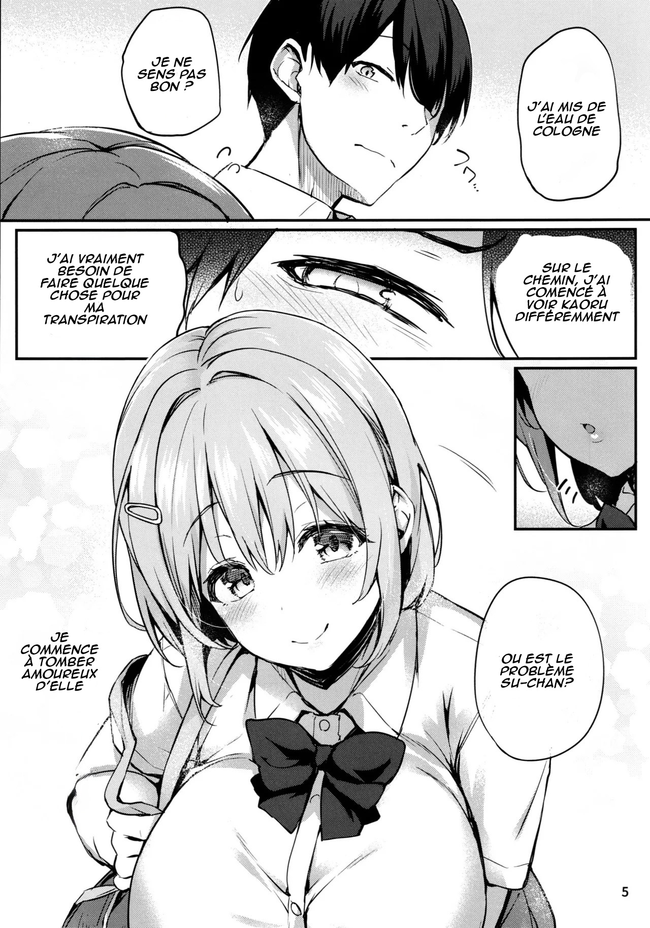 (C105) [Onyitei (Tirotata)] Kaori no Toriko | Prisoner of the Smell [French] [ShitTL] image number 6