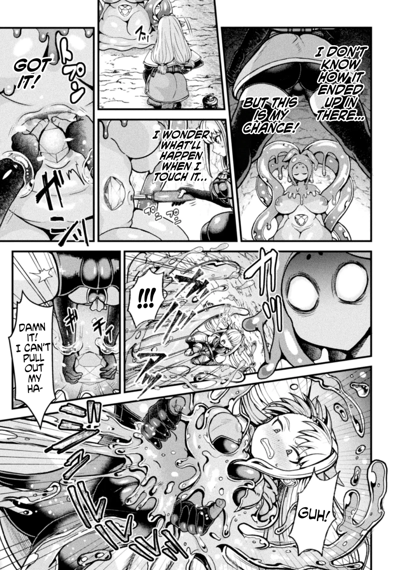 [Chifuyu Appleton] Jewelry Slime ni Miirareta Boukensha | An Adventurer Gets Wooed by a Jewel Slime (2D Comic Magazine Ishukan Yuri Ecchi Vol. 2) [English] [Kinsei Translations] 3eme image